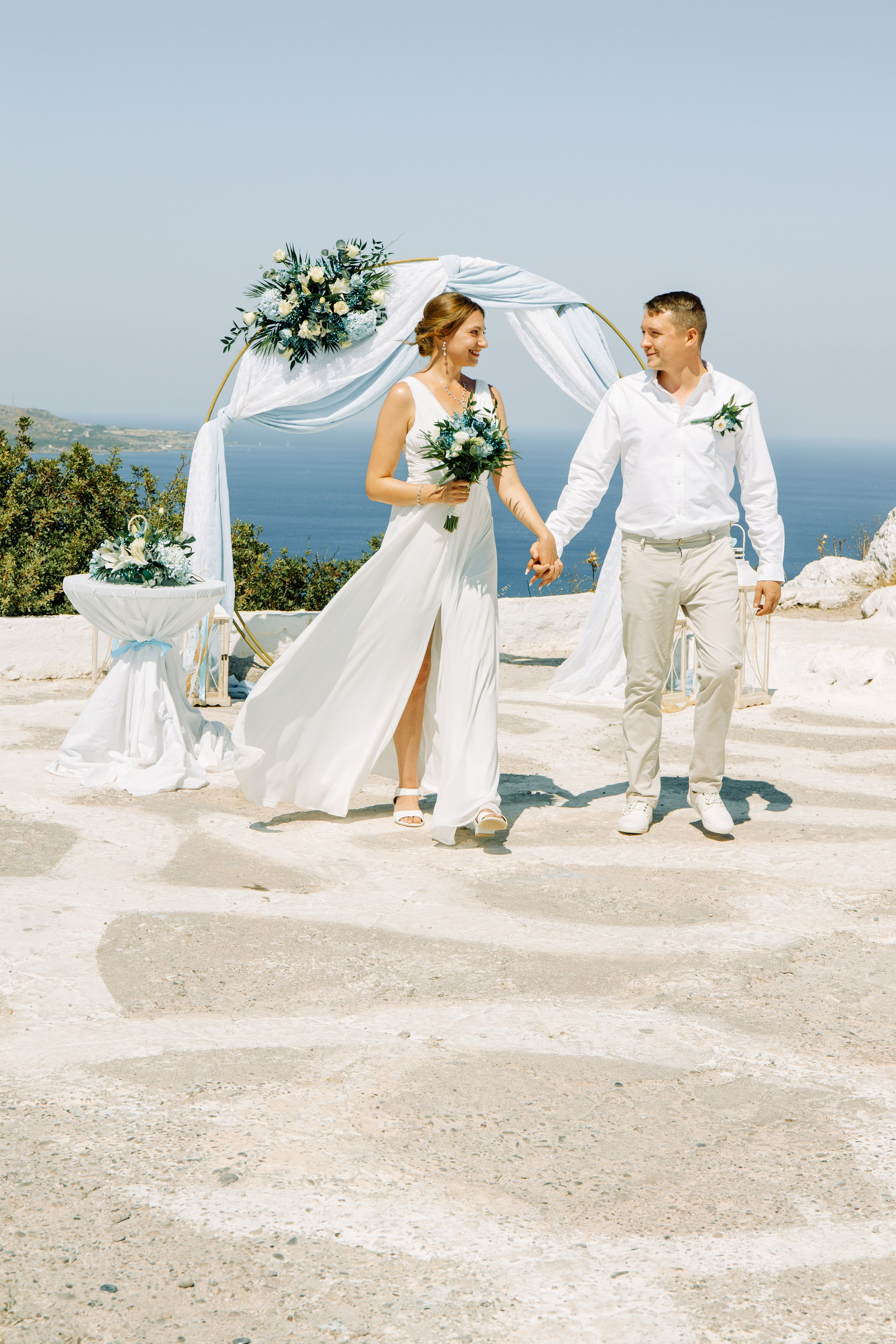 Ricardo and Justin. Renate Woeste | Wedding planner in Rhodes. Creating dream weddings by the sea. Let’s make your special day unforgettable