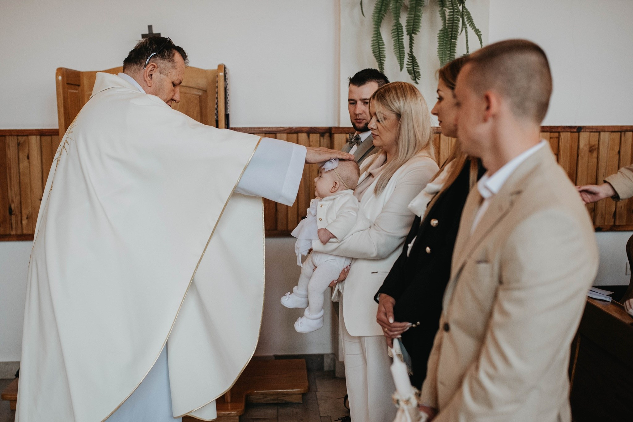 Chrzest Święty Kornelii. Dominika Strachacka Fotografia | Fotograf ślubny i rodzinny Opole Lubelskie Lublin