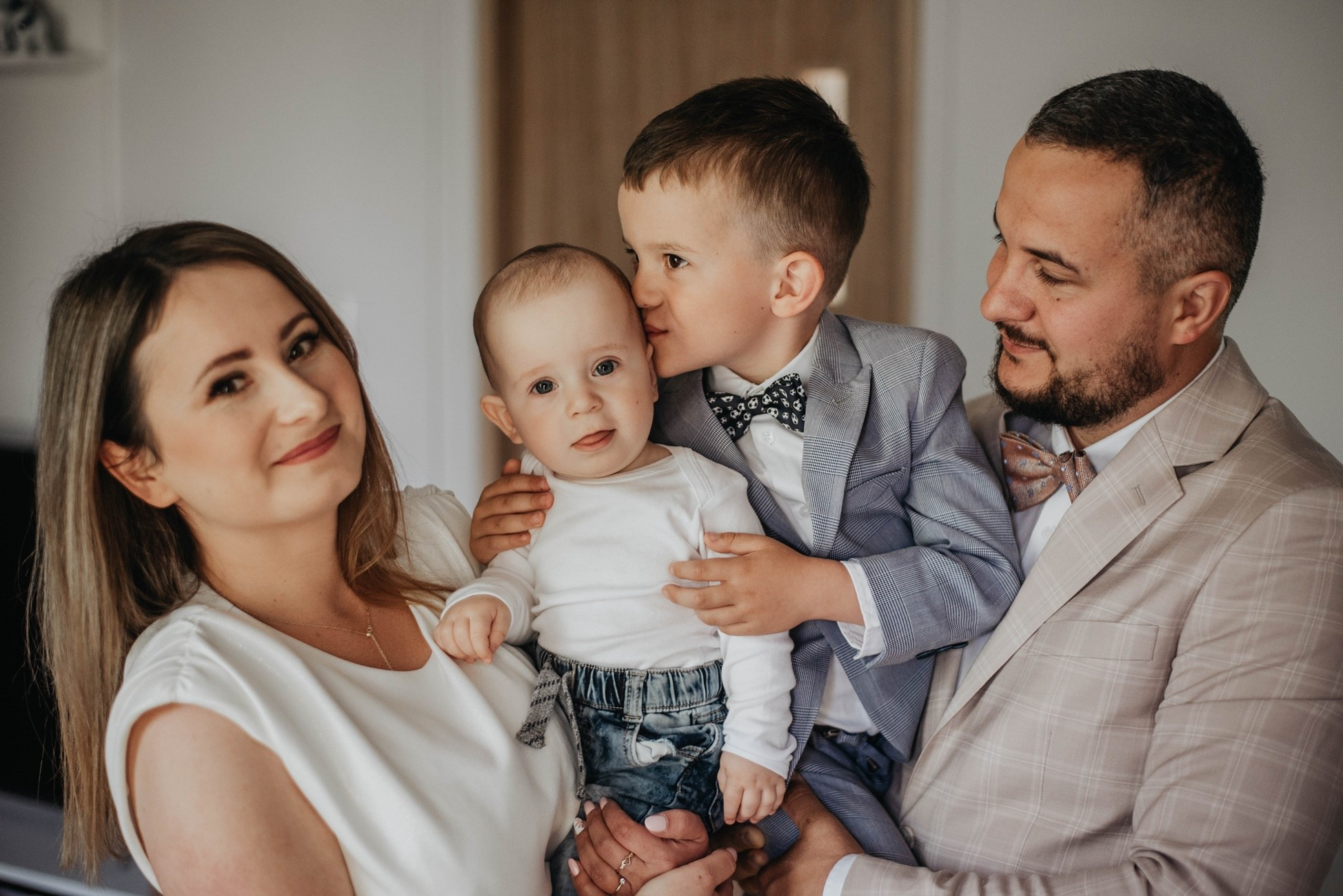 Chrzest Święty Leosia. Dominika Strachacka Fotografia | Fotograf ślubny i rodzinny Opole Lubelskie Lublin