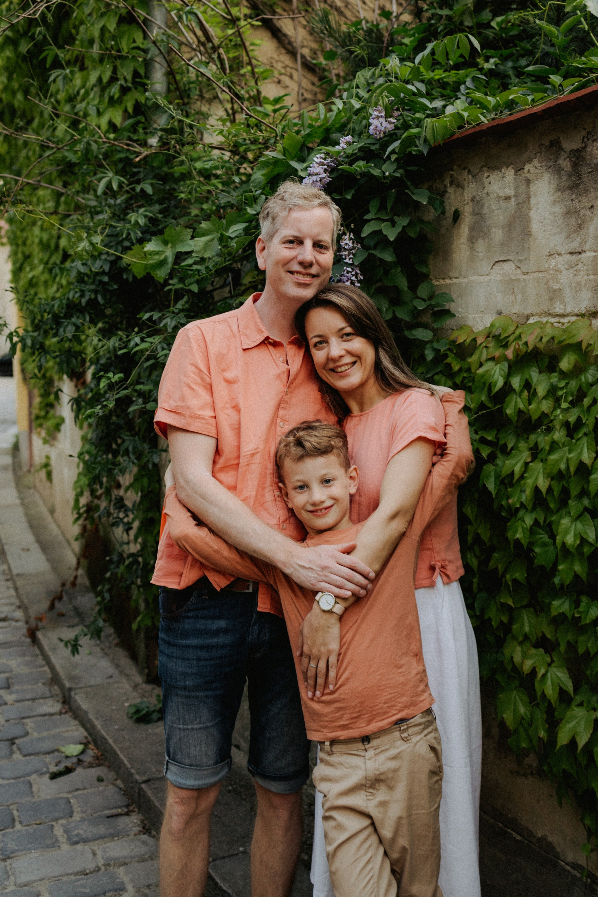 Family in the city. Elena Gorobets. Photographer in Zagreb