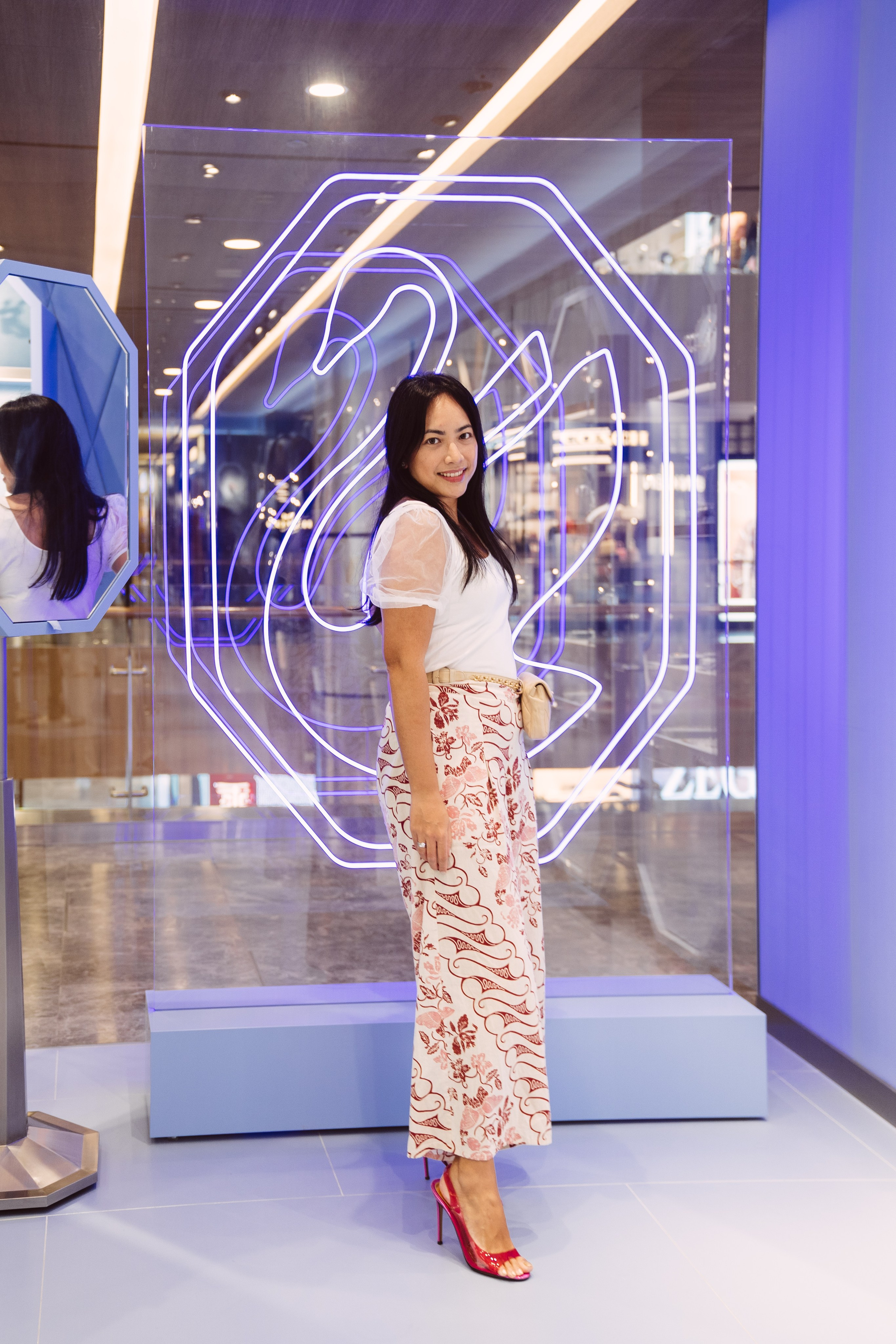 Swarovski event. Dasha in Singapore