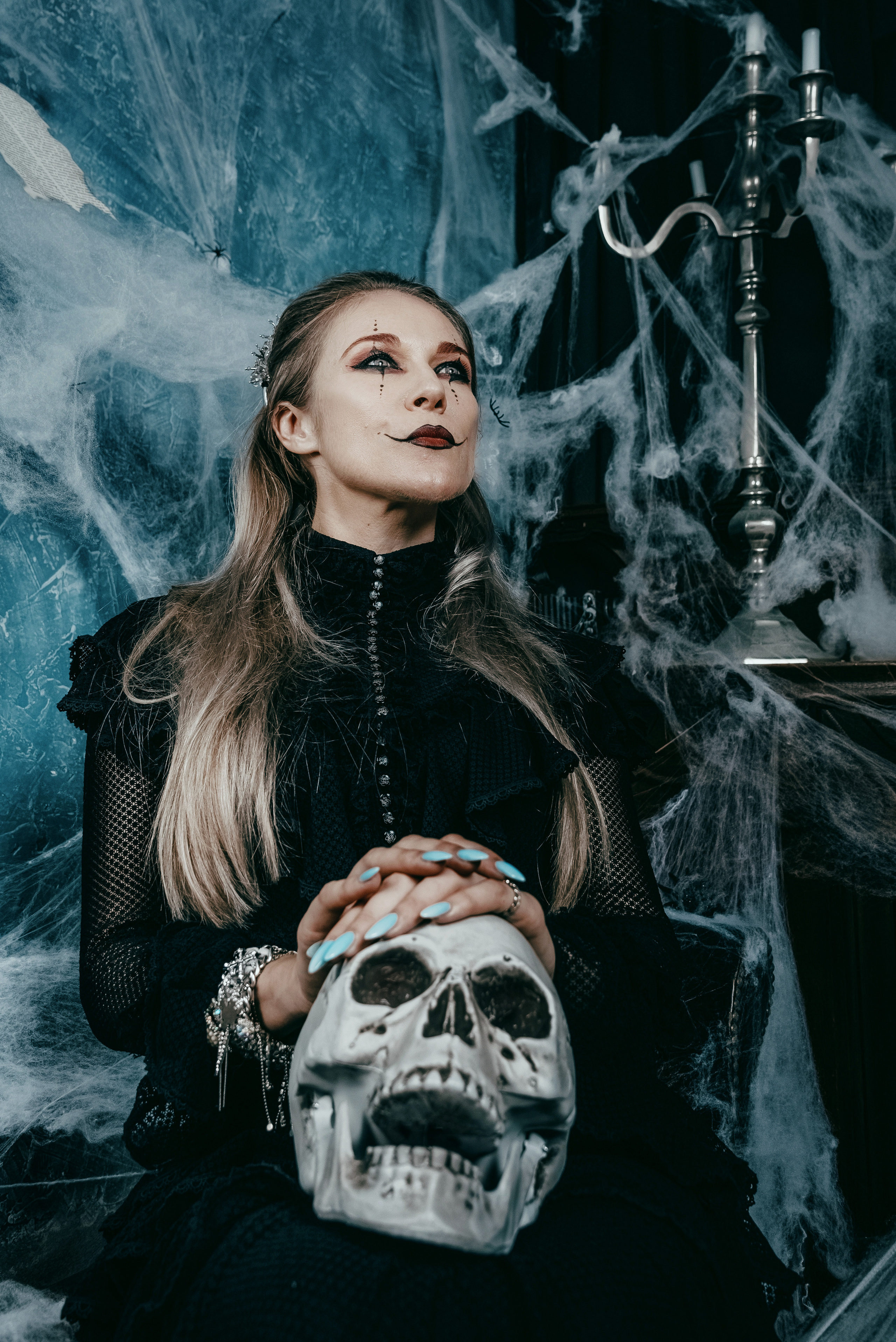 Halloween themed studio photo shoot 