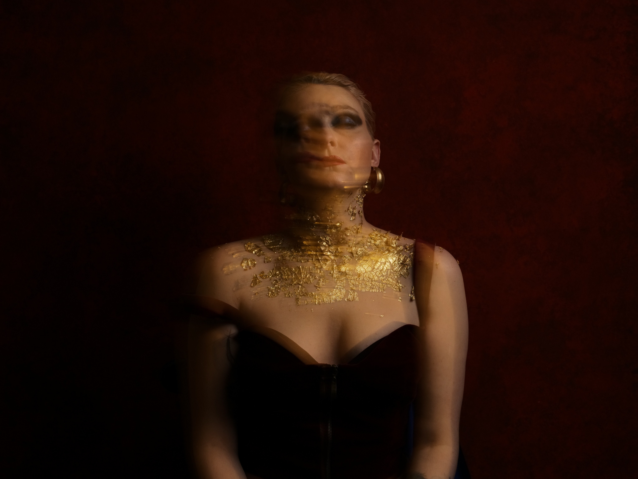 Portrett. Foto som Kunst. Anastasia Majestic Kunstkaper, Make-up Artist, Stylist