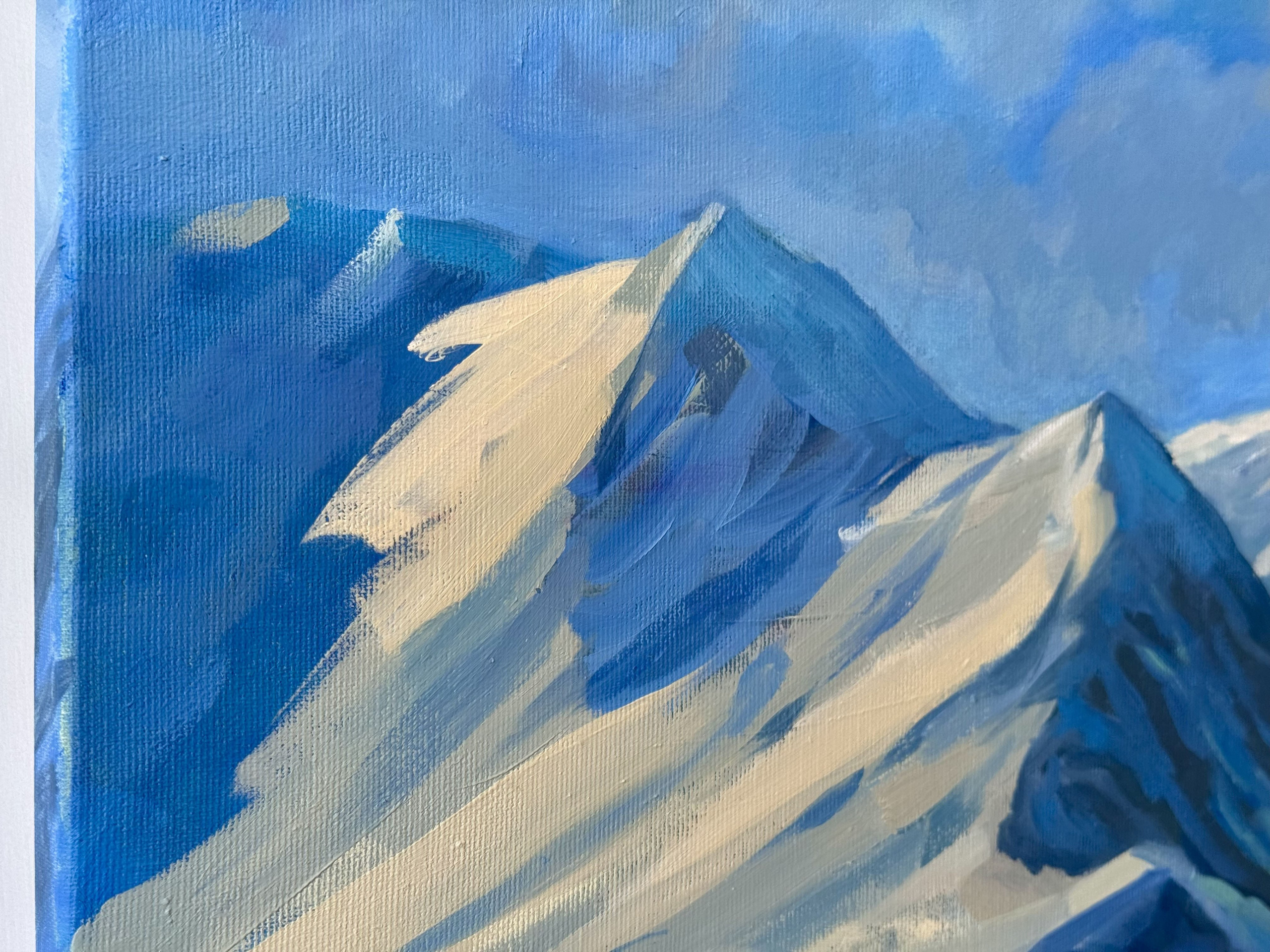 «Mountain Turn». Художник живописец Савелова Ольга