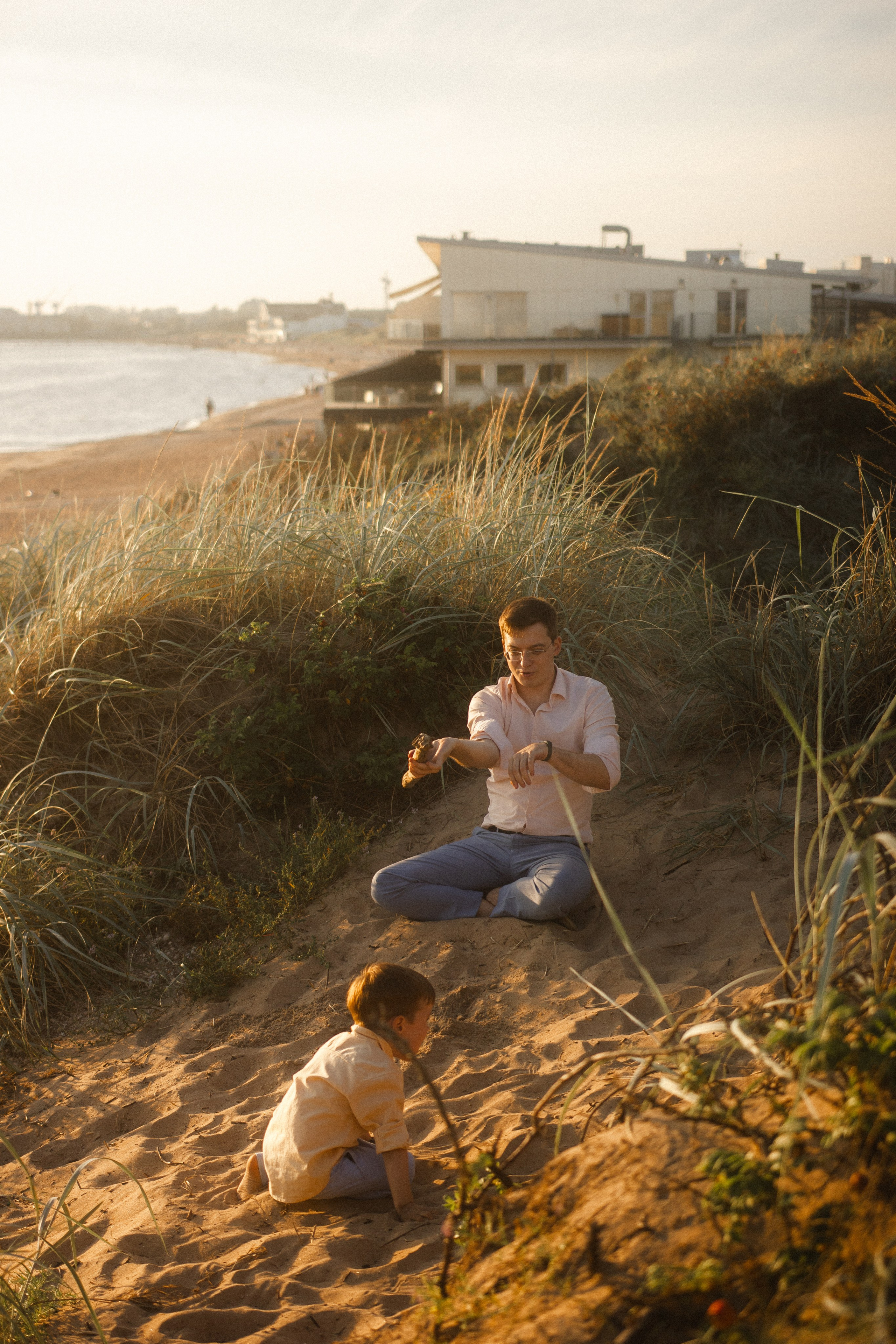 Warm evening in Falkenberg. Photographer in Gothenburg Aleksandra Stroganova