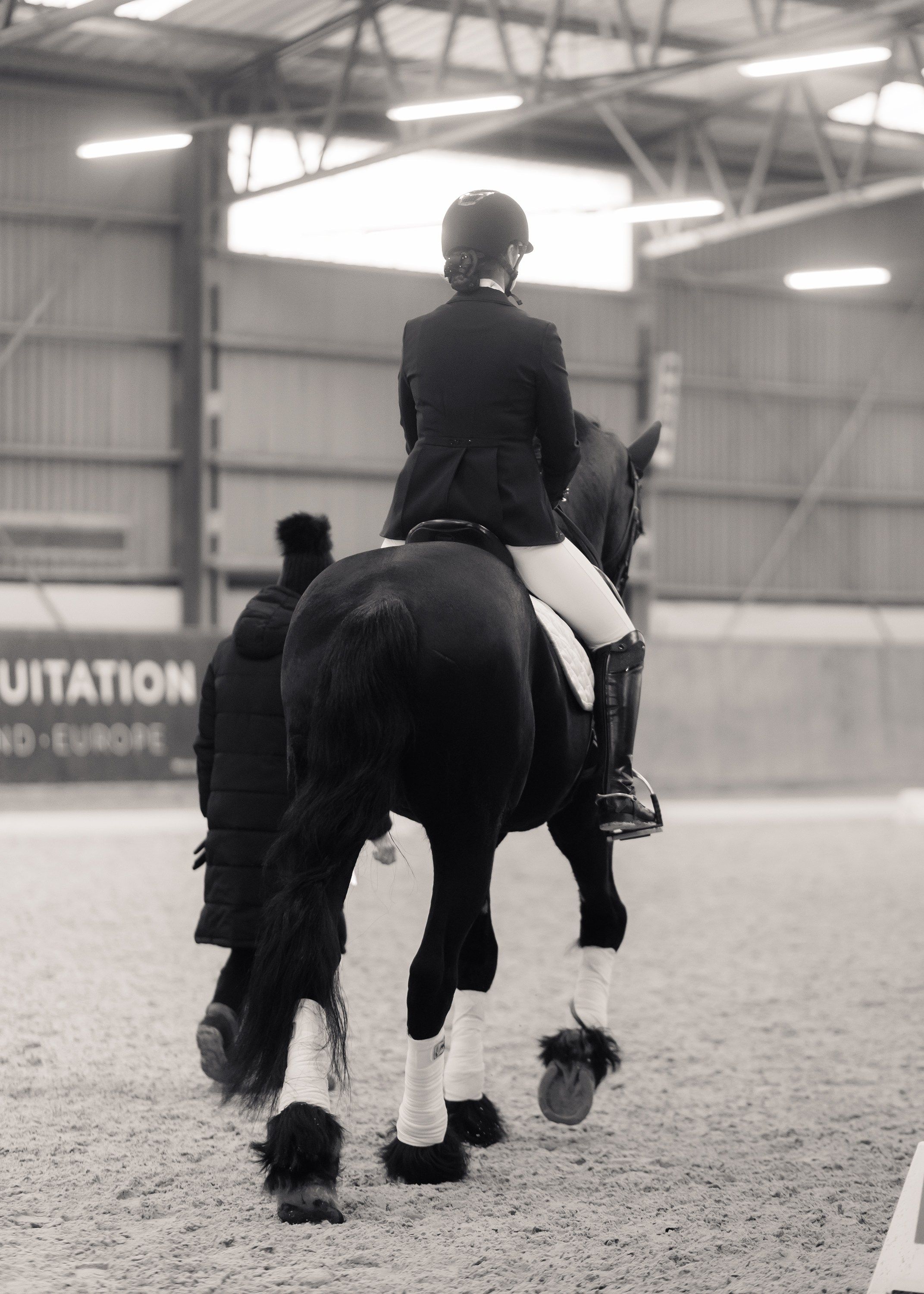 Partynice dressage \ feb'25. Kaja | fotograf we Wrocławiu | ludzie i psy