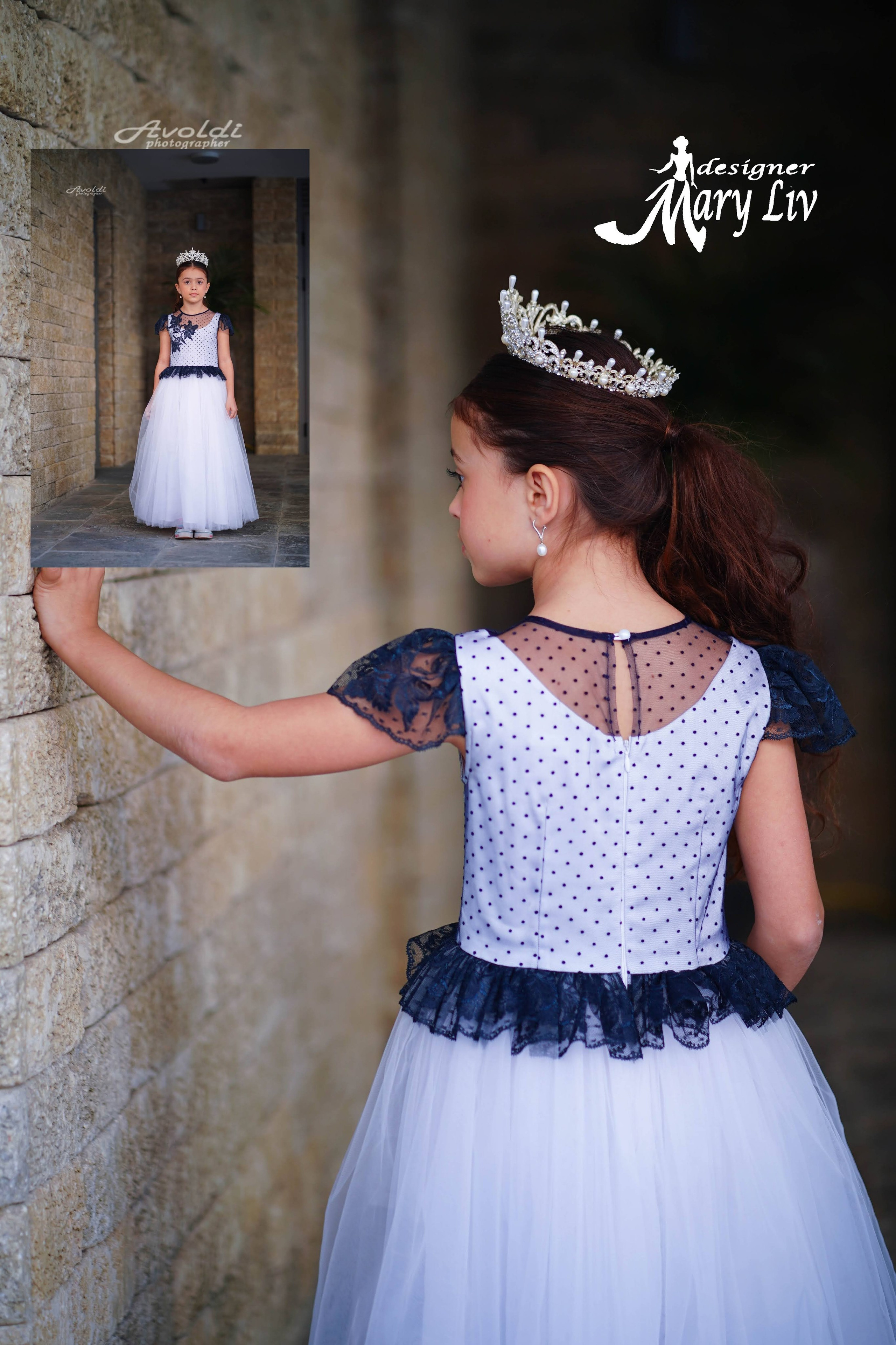 שמלה “Daniela ". מרי ליב, מעצבת שמלות בתפירה אישית