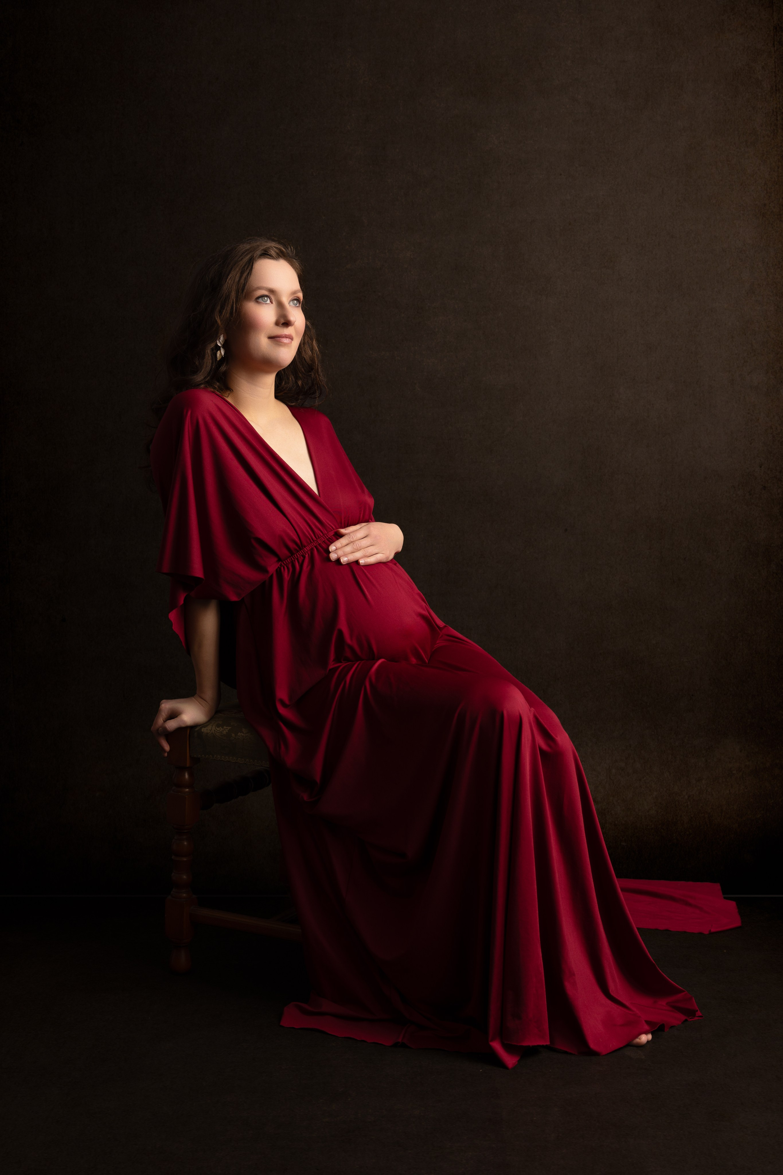 Фотосессия беременности в Дрездене — студия и природа. Фотограф семьи и материнства в Дрездене Татьяна Мудряк