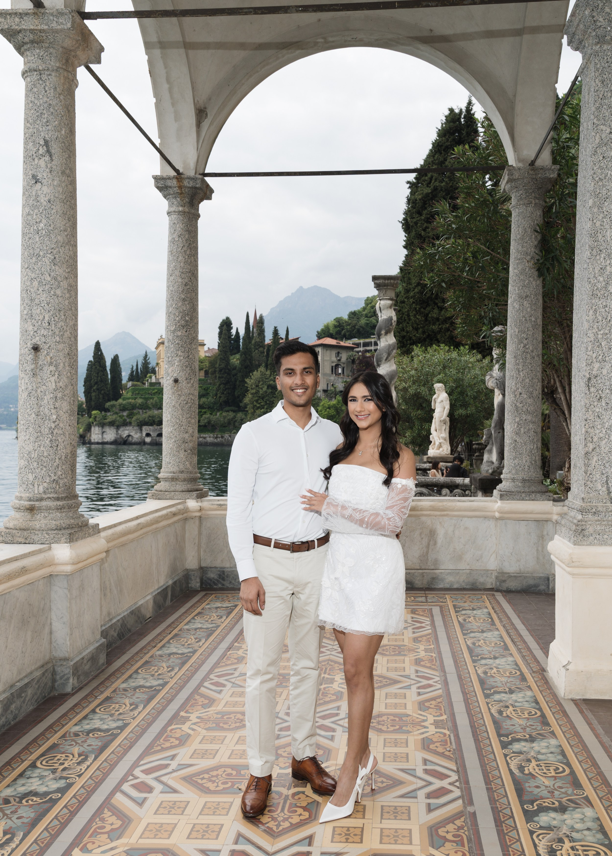 Villa Monastero Secret Proposal. Proposal Photographer in Lake Como