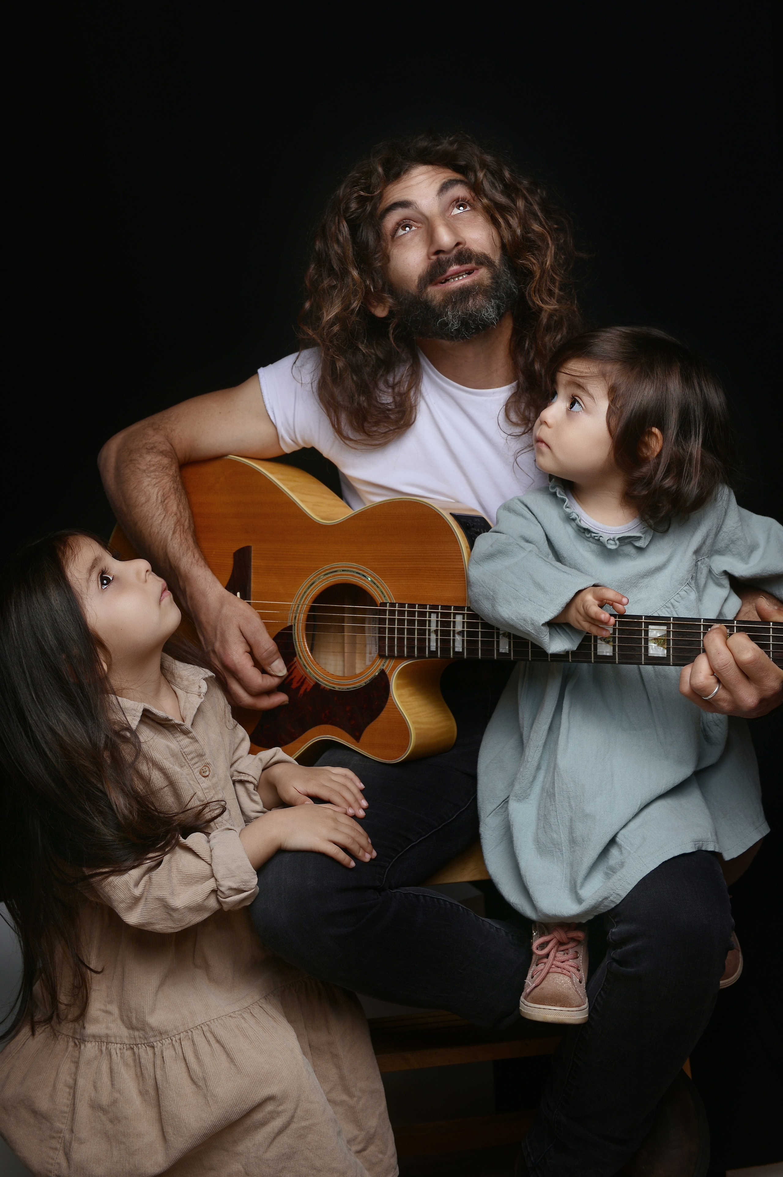 Portrait mother and daughter