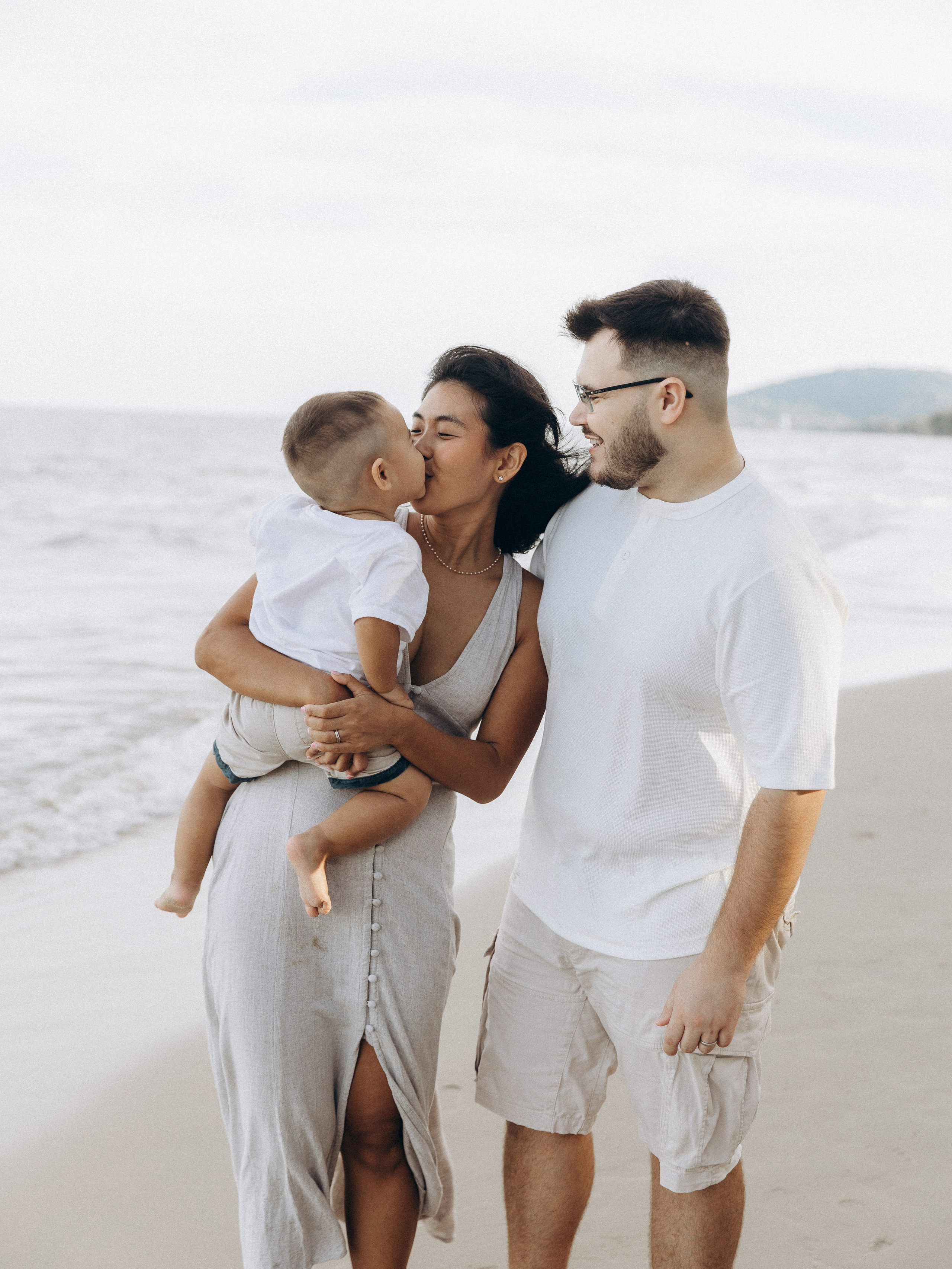 At the beach. Family and wedding photographer in Bangkok, Thailand