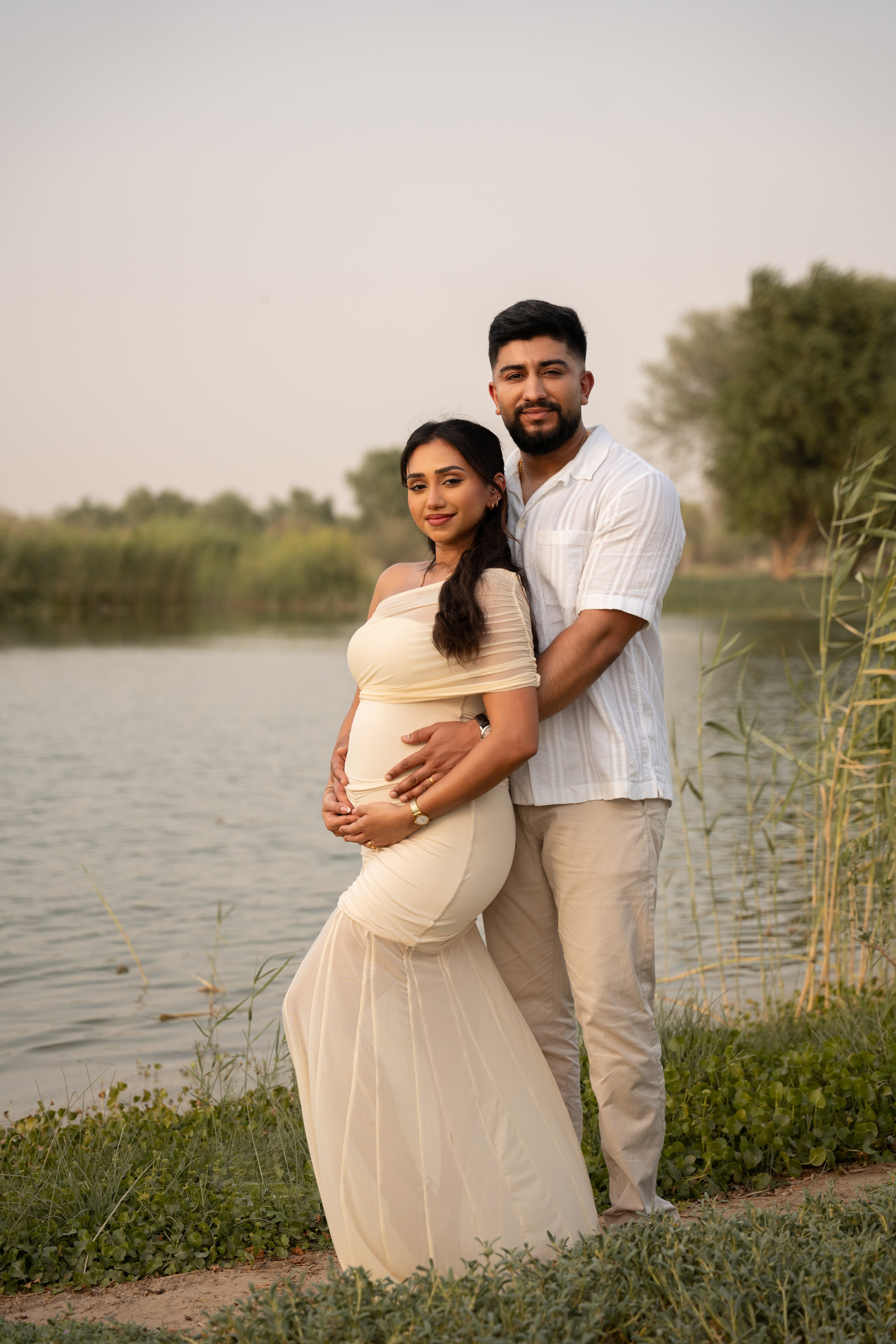 Sunset whispers: Boy or Girl?. Angela Iakovleva — Family Photographer in Dubai