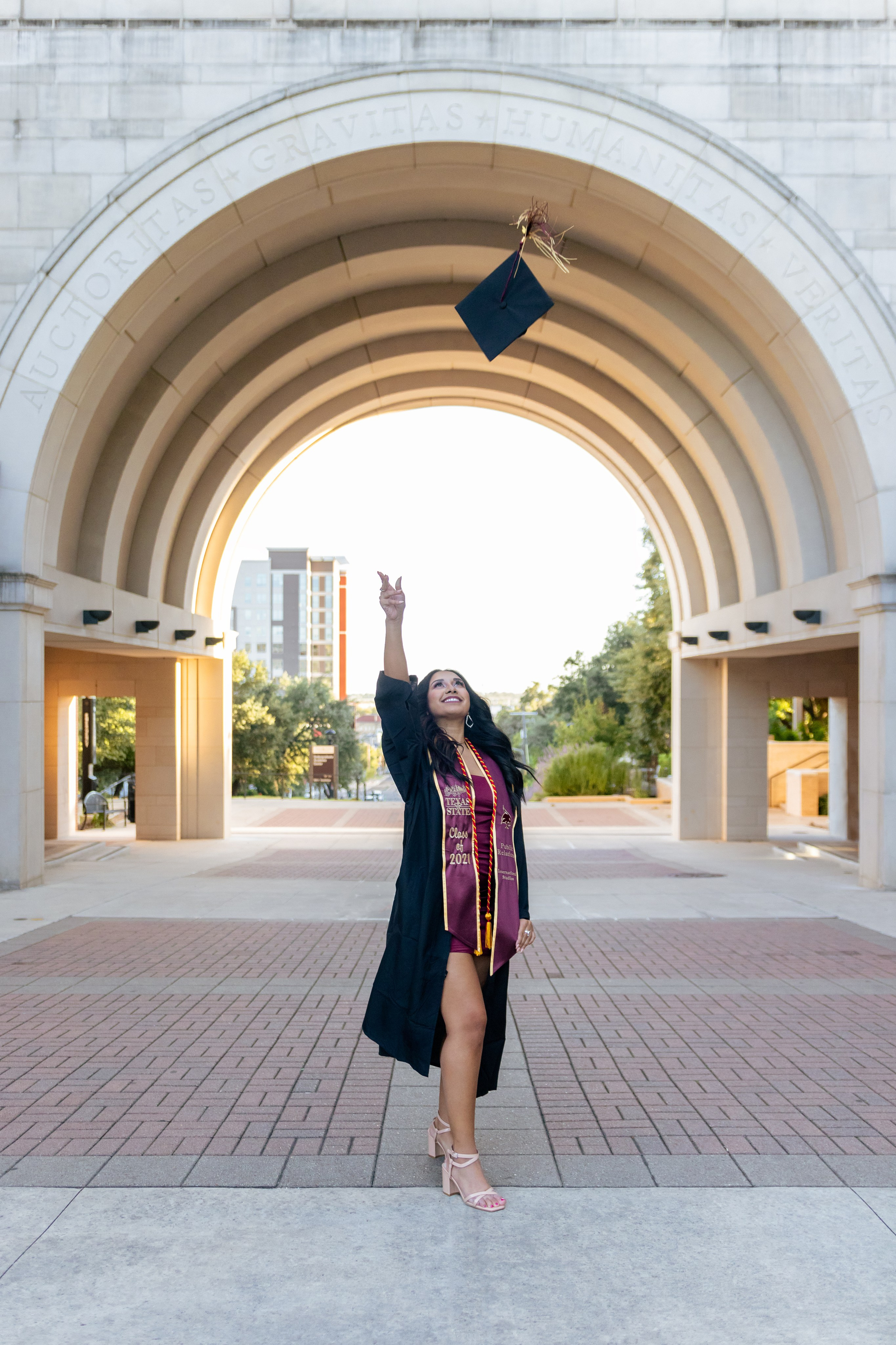 Shayna’s senior photoshoot at Texas State University