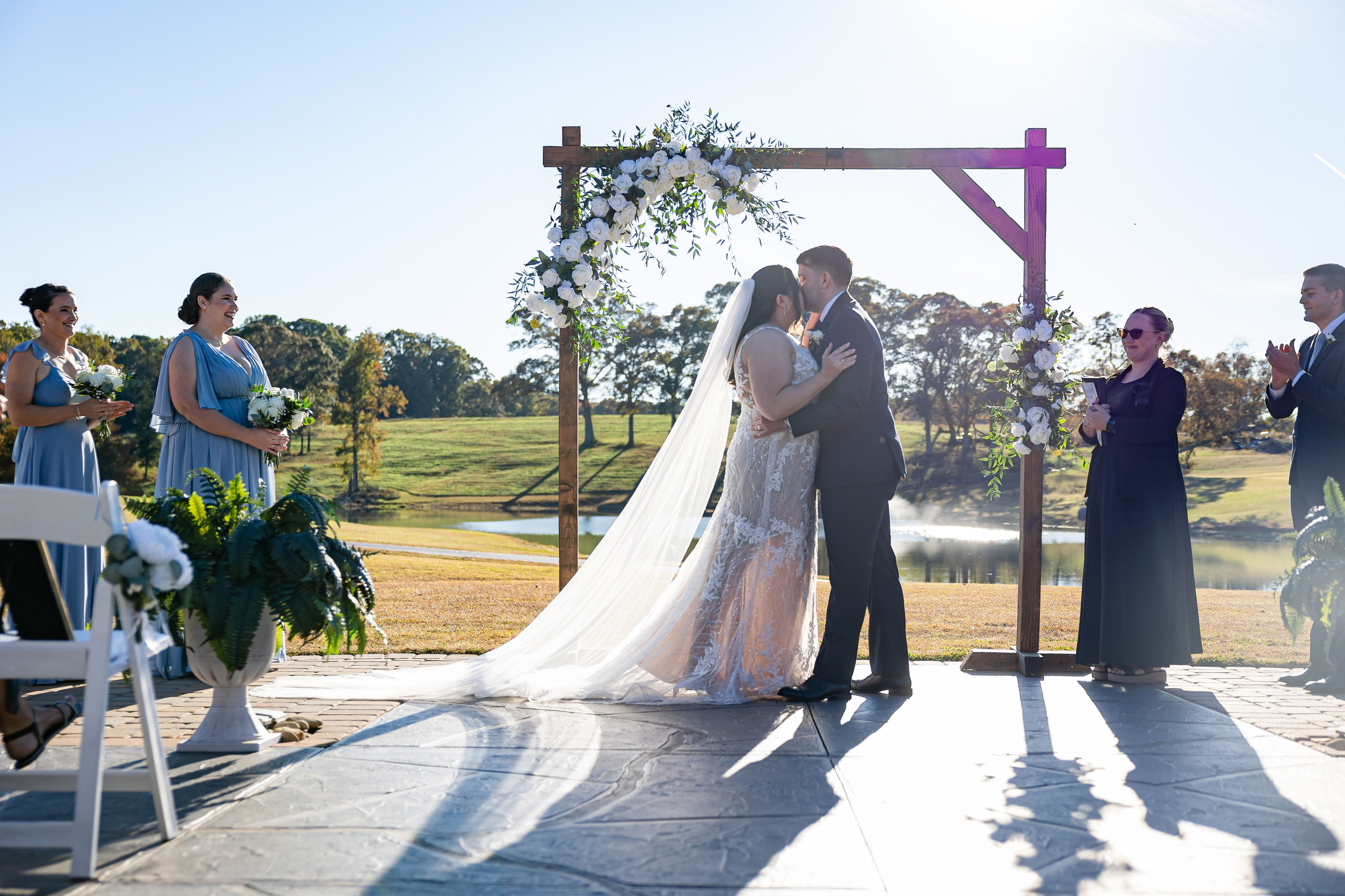John & Haley’s Joyful Wedding at The Venue at Rose Springs Farm. Wedding and portrait photography in Greenville SC