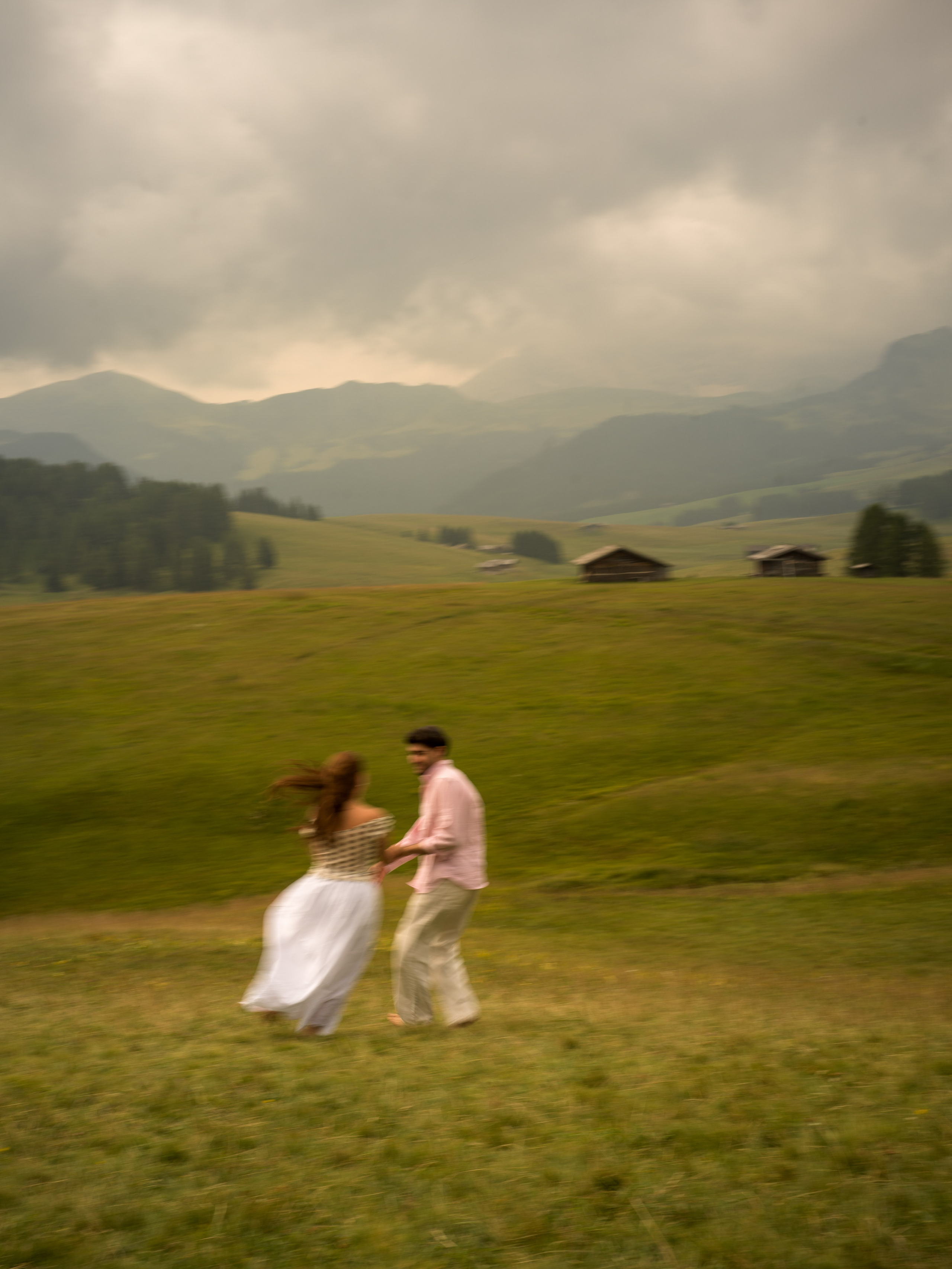 Proposal, Alpe di Siusi, the Dolomites