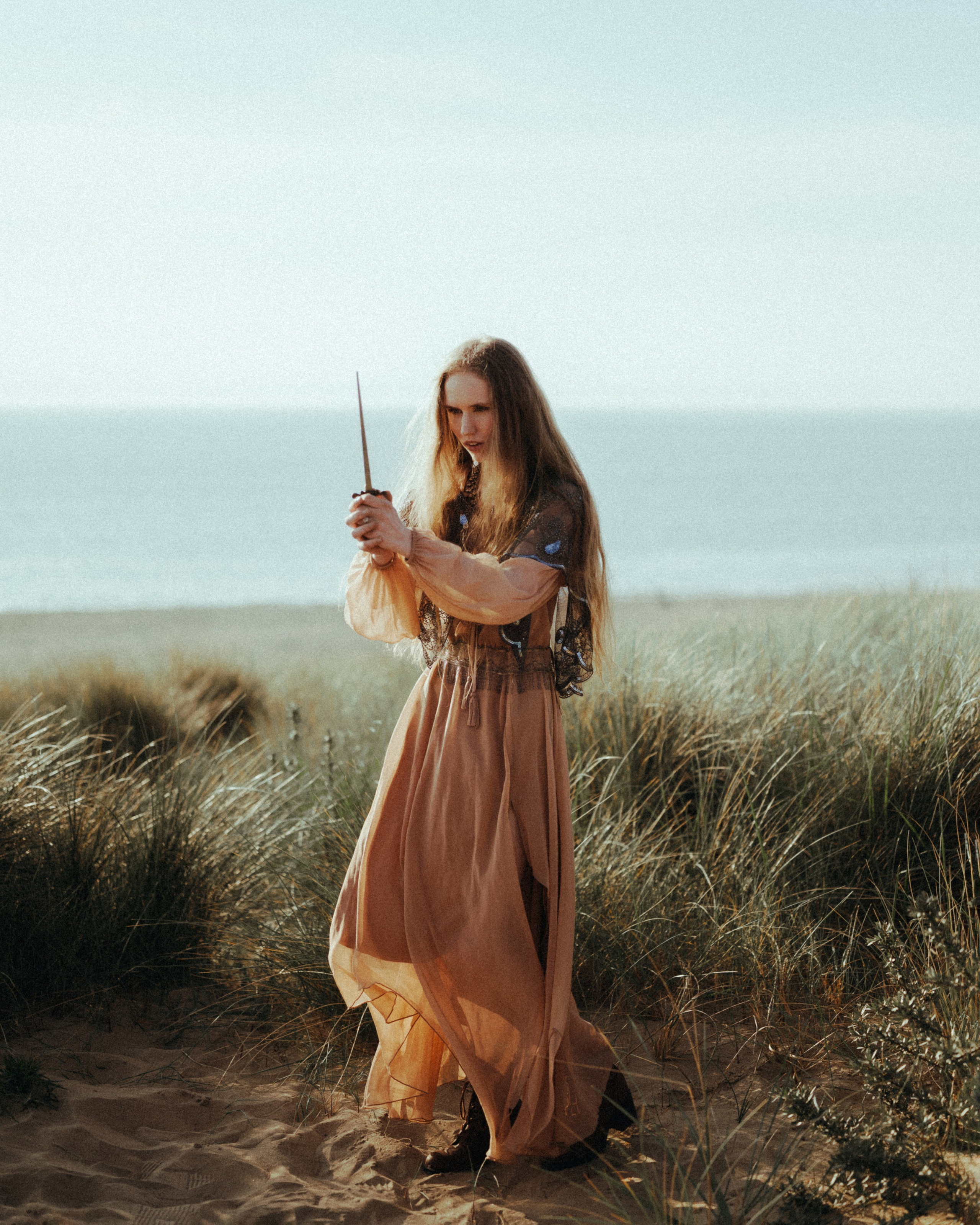 Sunset on the Beach in the Dunes, Leiden. Moth & Moss Photography