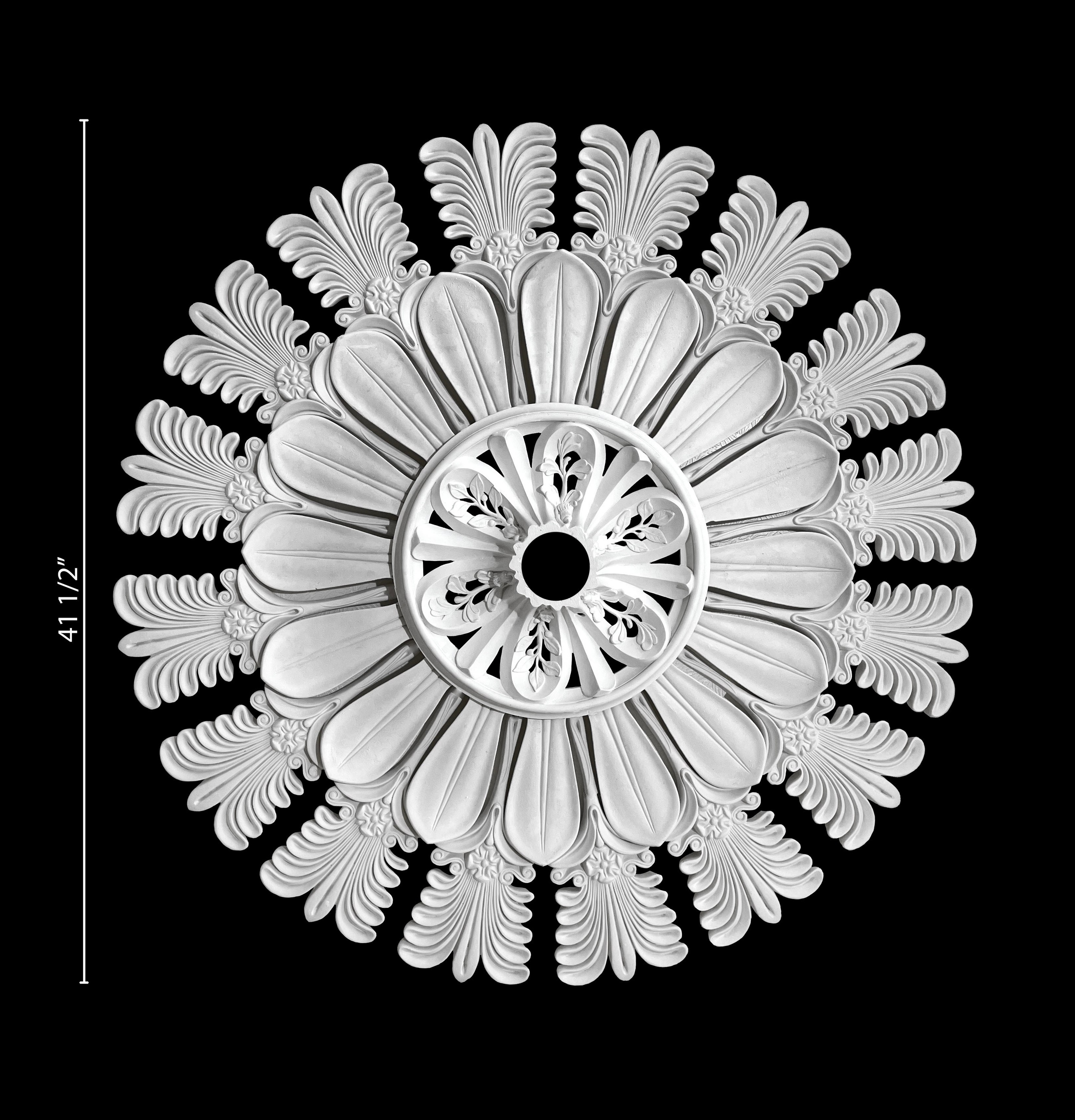 Medallions. Plaster molding
