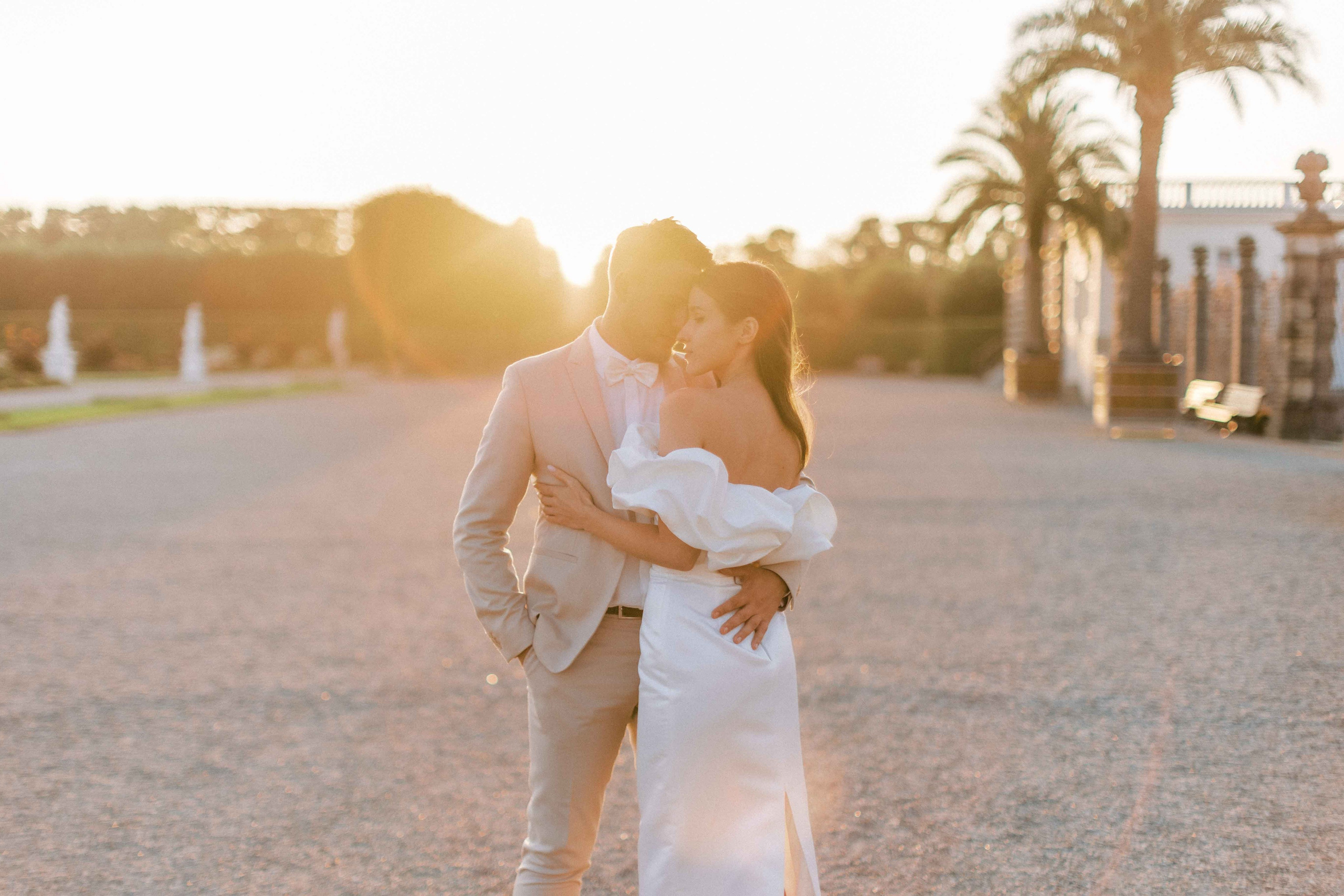 After Wedding Shoot at Sunset