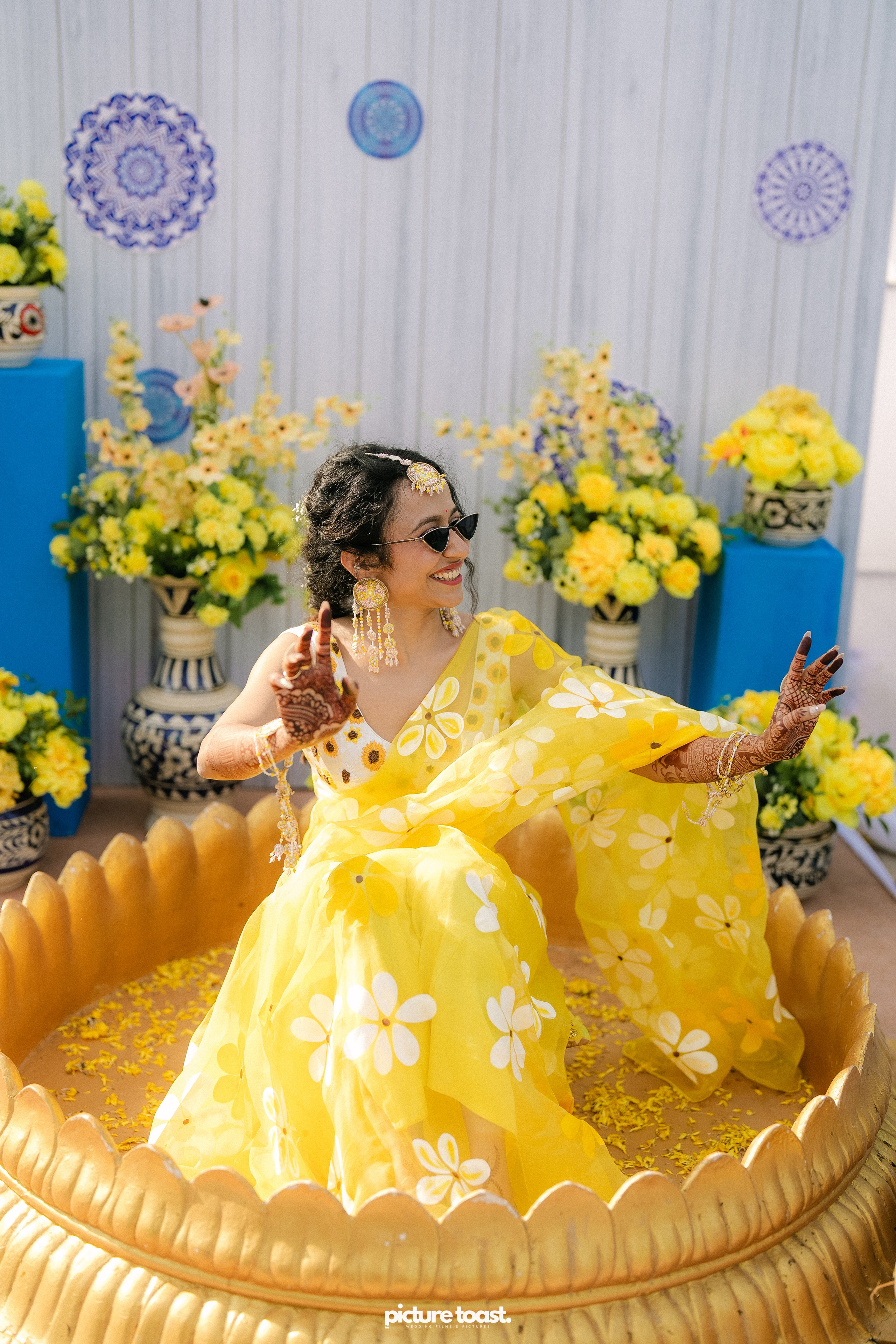 Haldi Hues Ft. Baebie & Goyal. Fine art Wedding Photographers in India & Canada