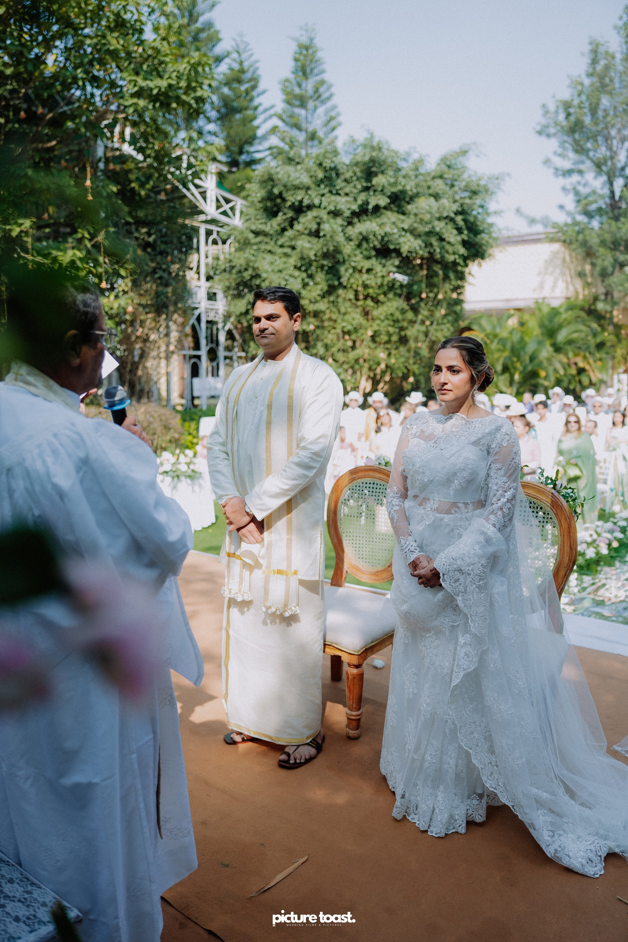 Blessing of Rajiv & Aashna. Fine art Wedding Photographers in India & Canada