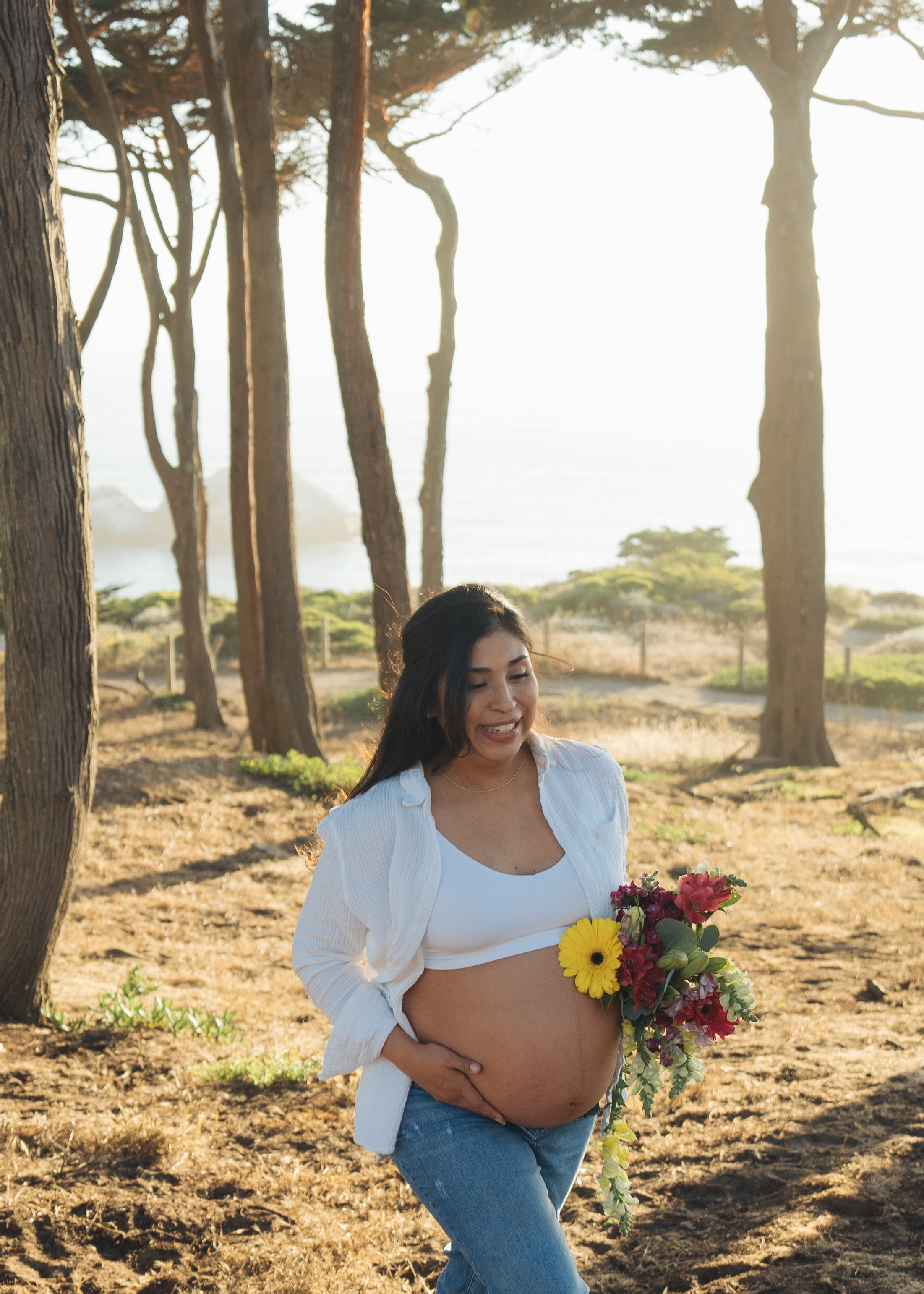 Deicy Maternity Session at Sutro Baths. Soulo Photography | San Francisco Bay Area Based Photographer
