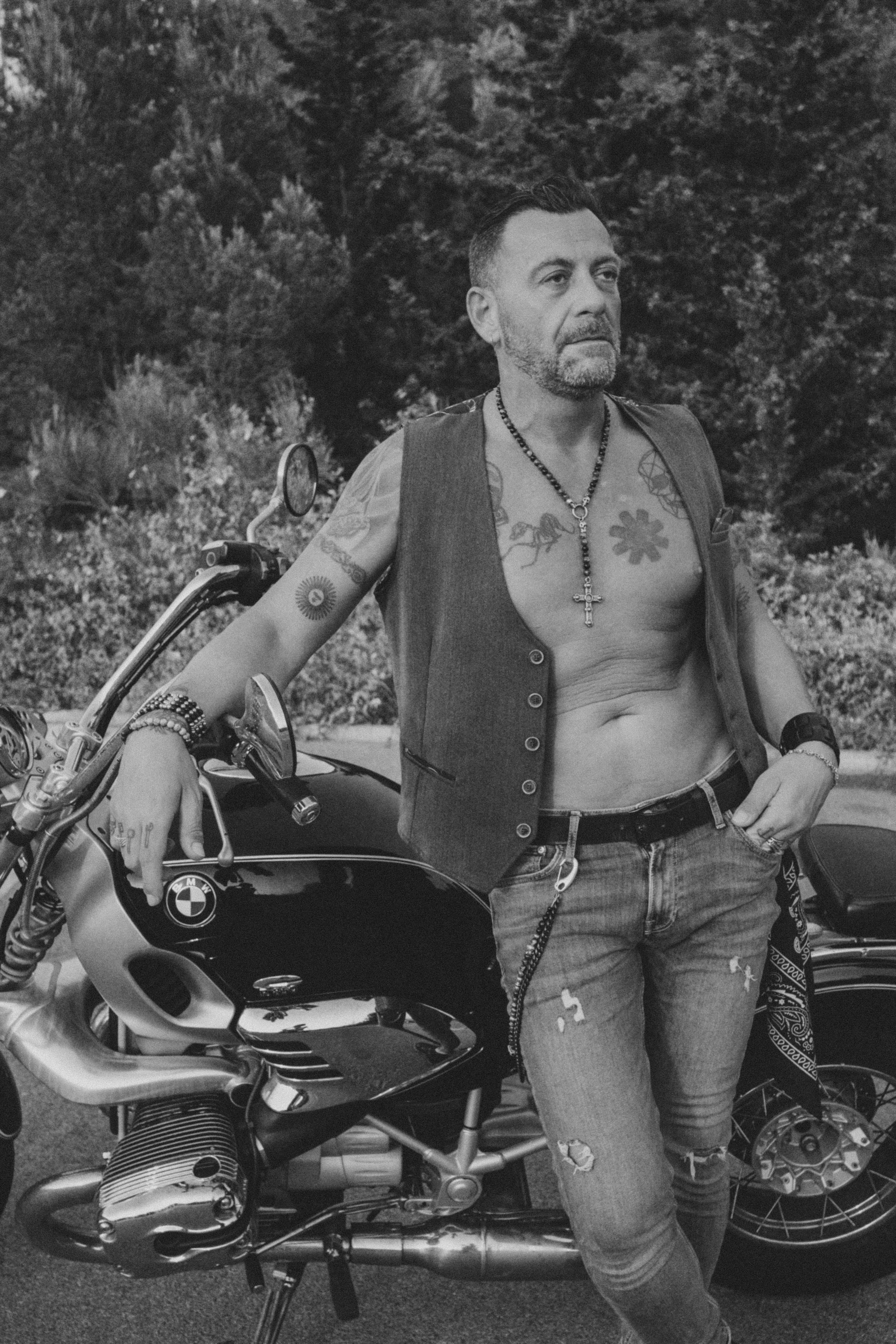 Фотосессия пары на мотоцикле. Профессиональная фотосъемка в Калафелле — Елена Медведева