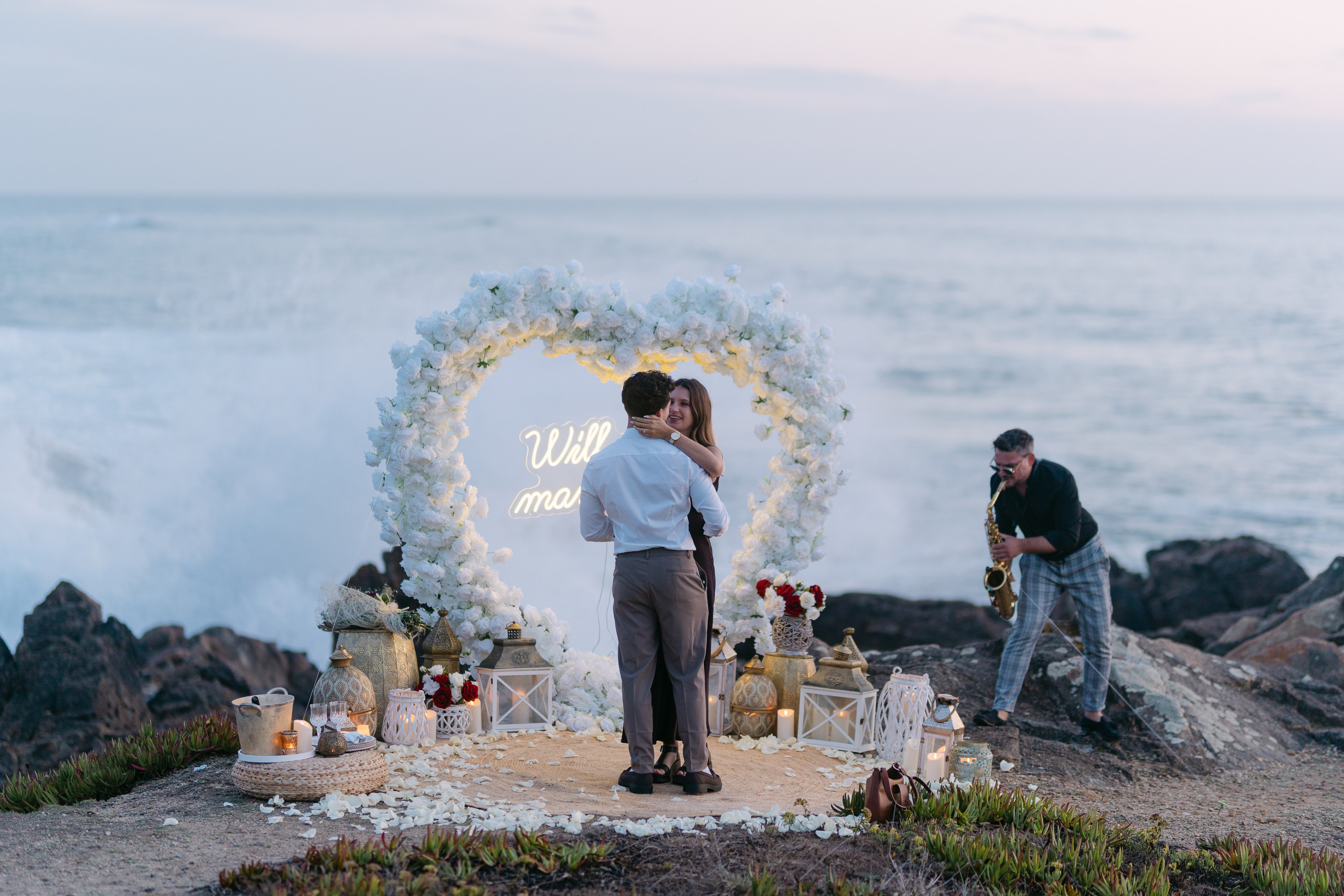 Wedding Proposal at the Beach. Davi Valente