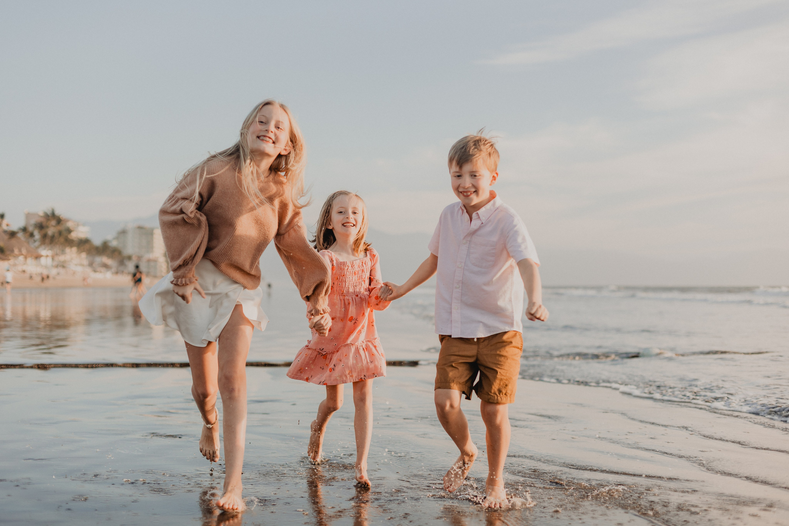 Laughter, Sand, and Sea: A Family Session in Nuevo Vallarta