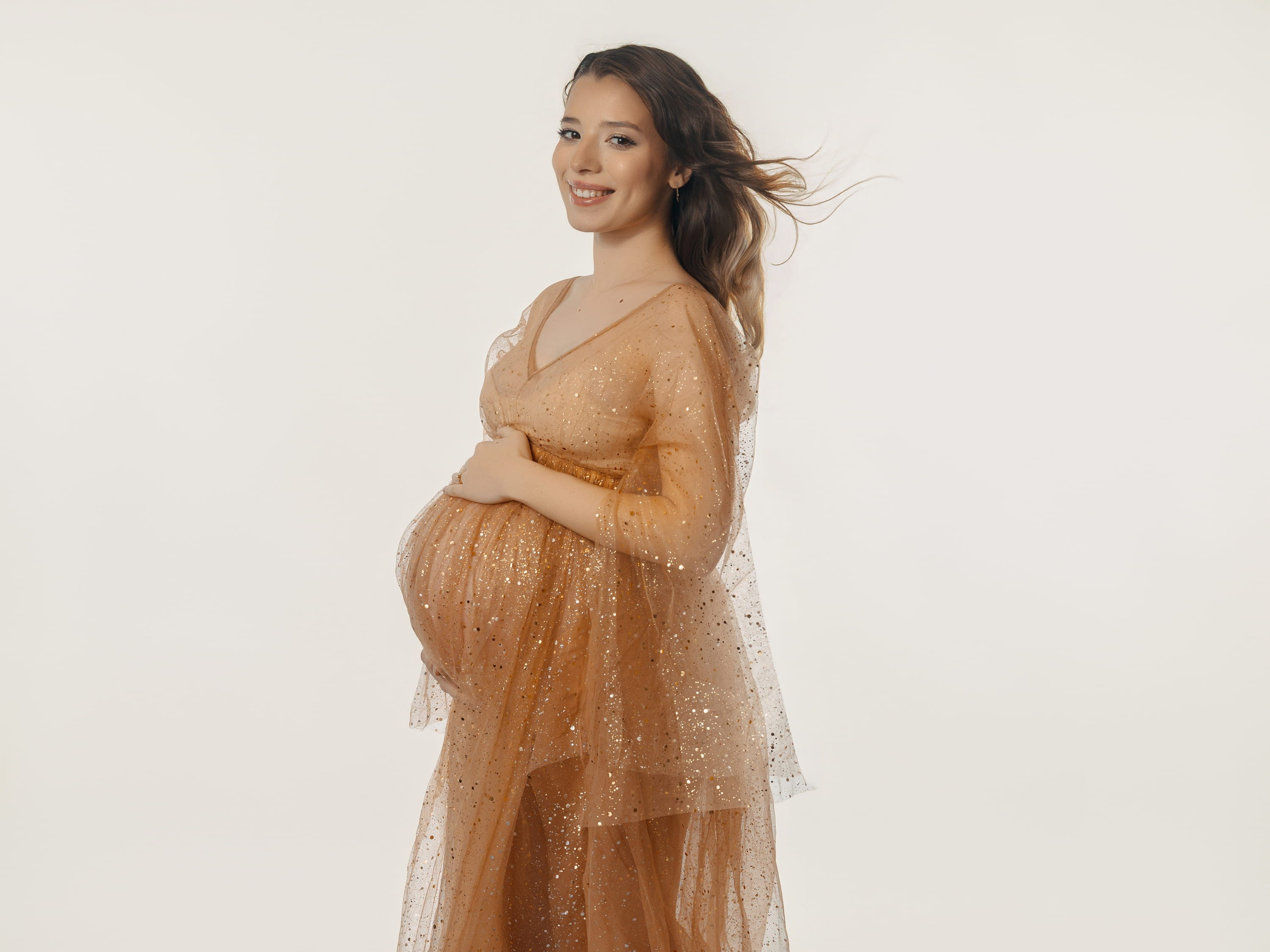 Elegant Studio Maternity Photography in Rotterdam