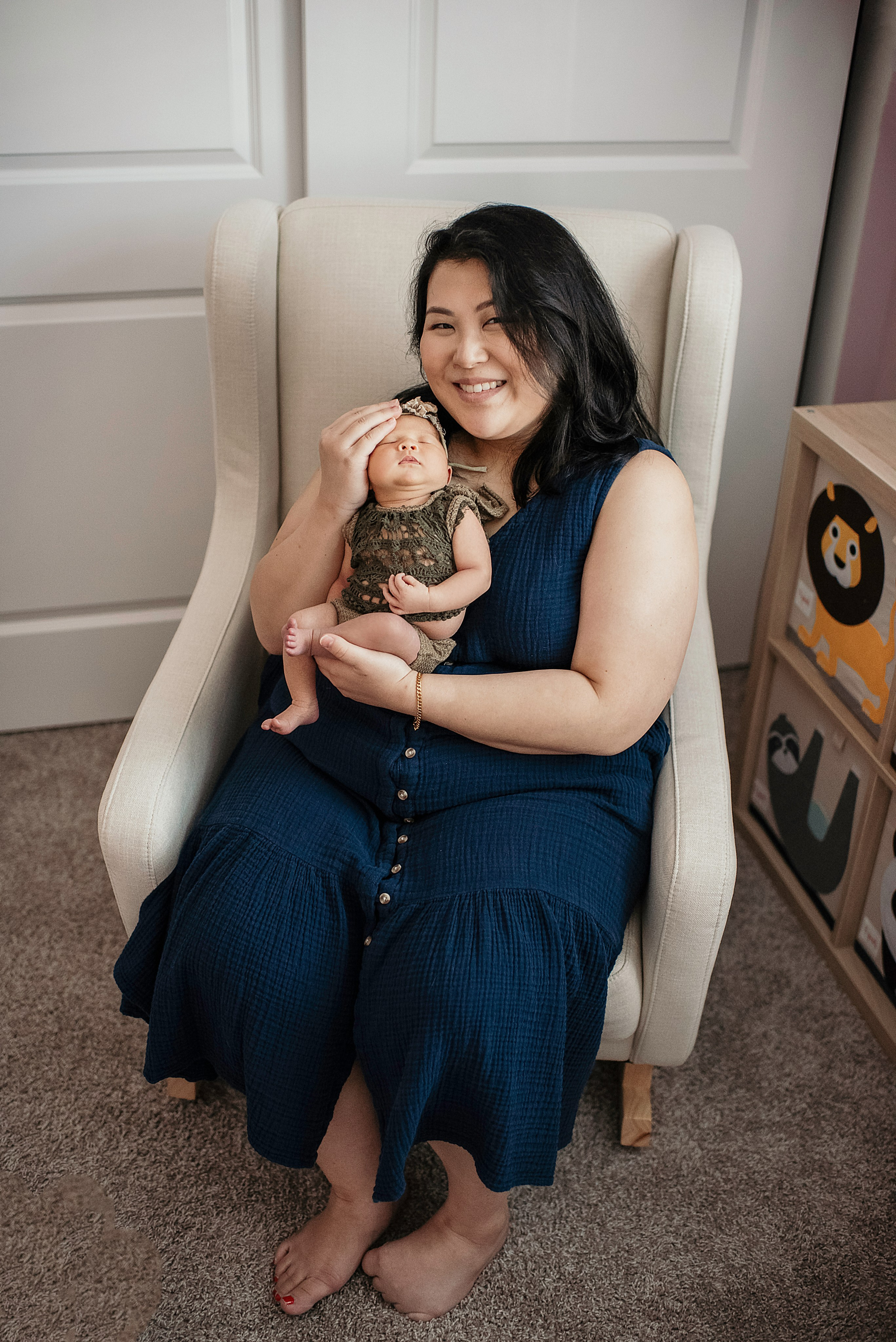 Little Artemis, 10 days. Newborn, pregnancy, family photographer in New Jersey