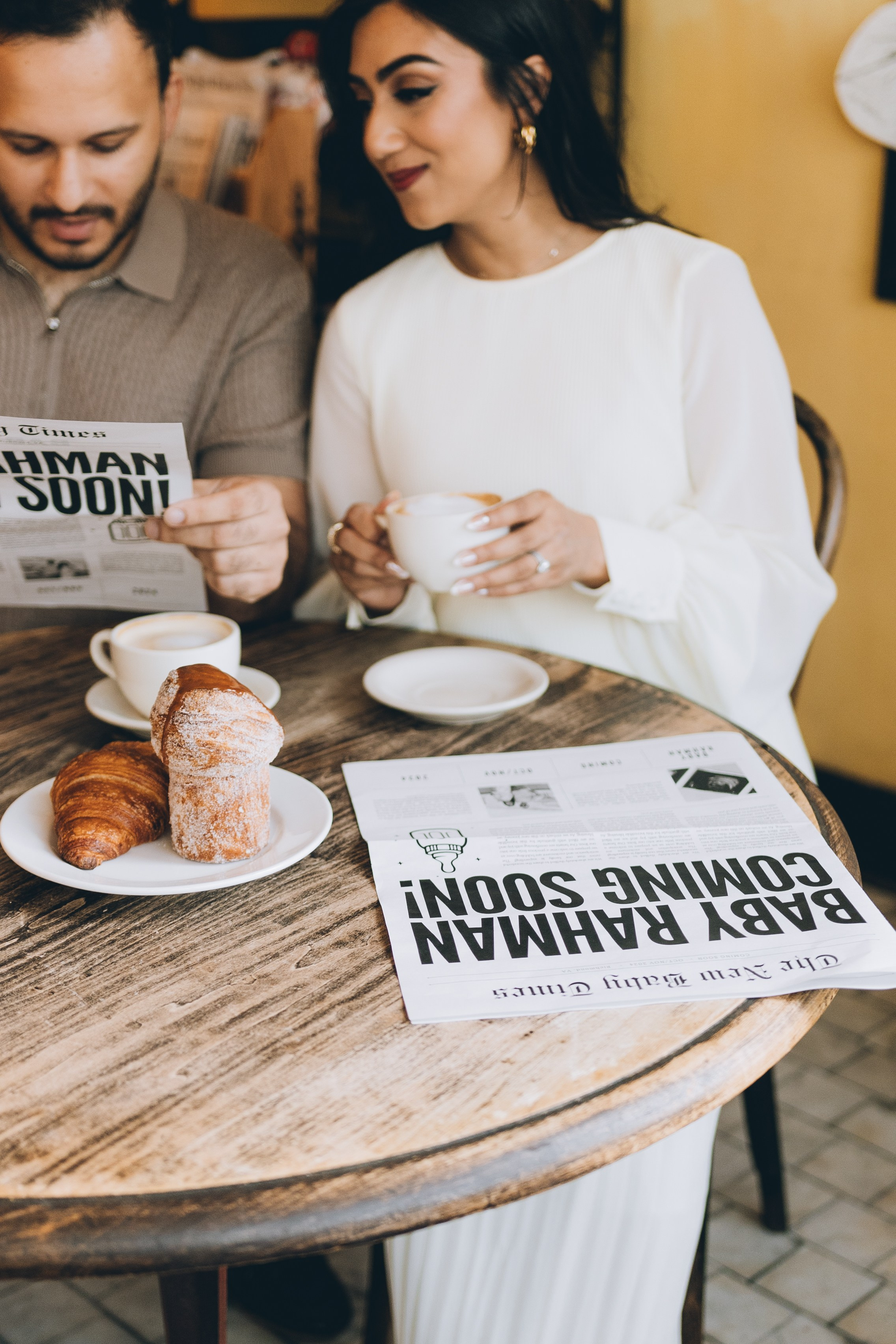 Baby Rahman Announcement. Sara Eulalia | Virginia Photographer