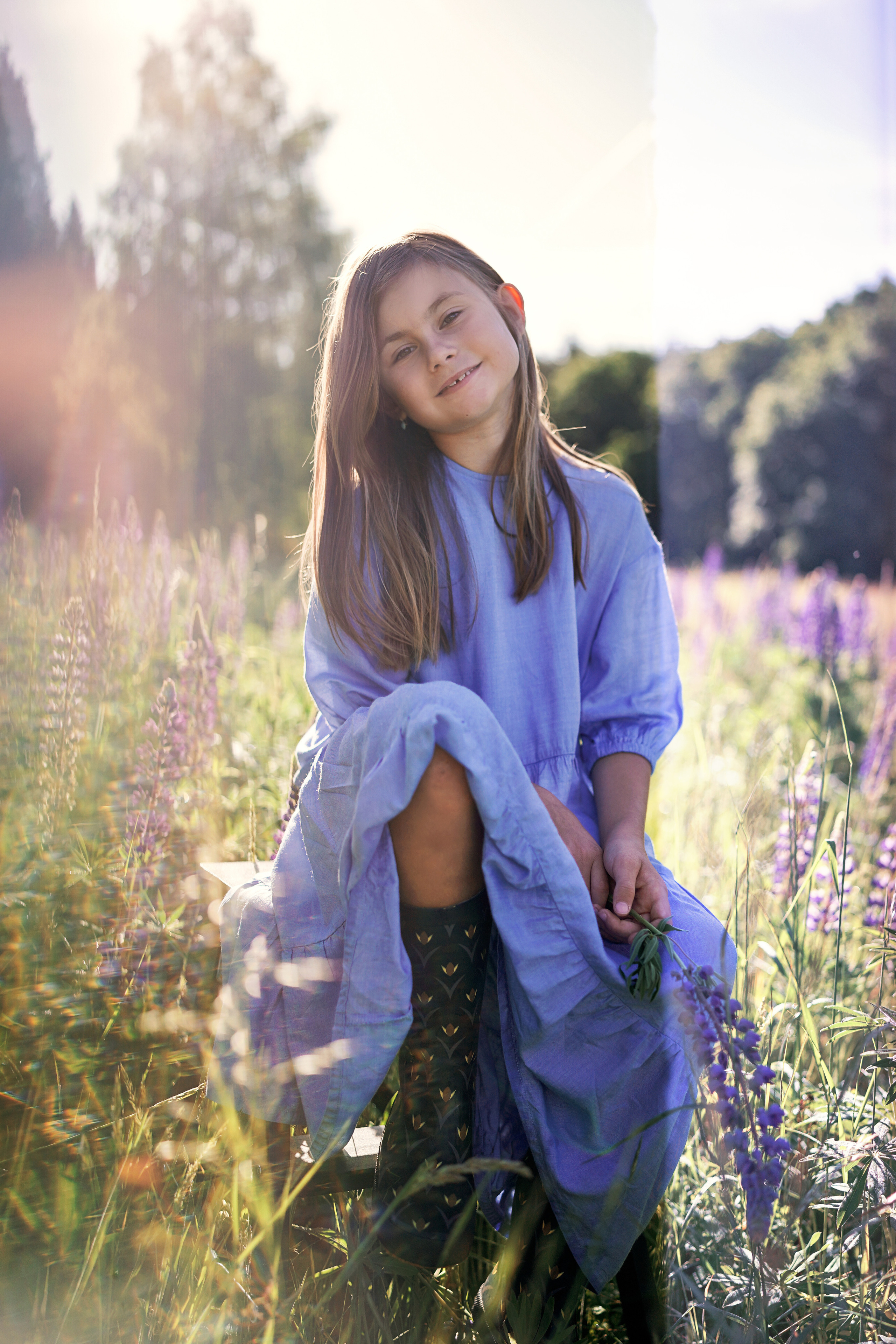 Дикие люпины. Семейный, детский и женский фотограф в Германии, Трире