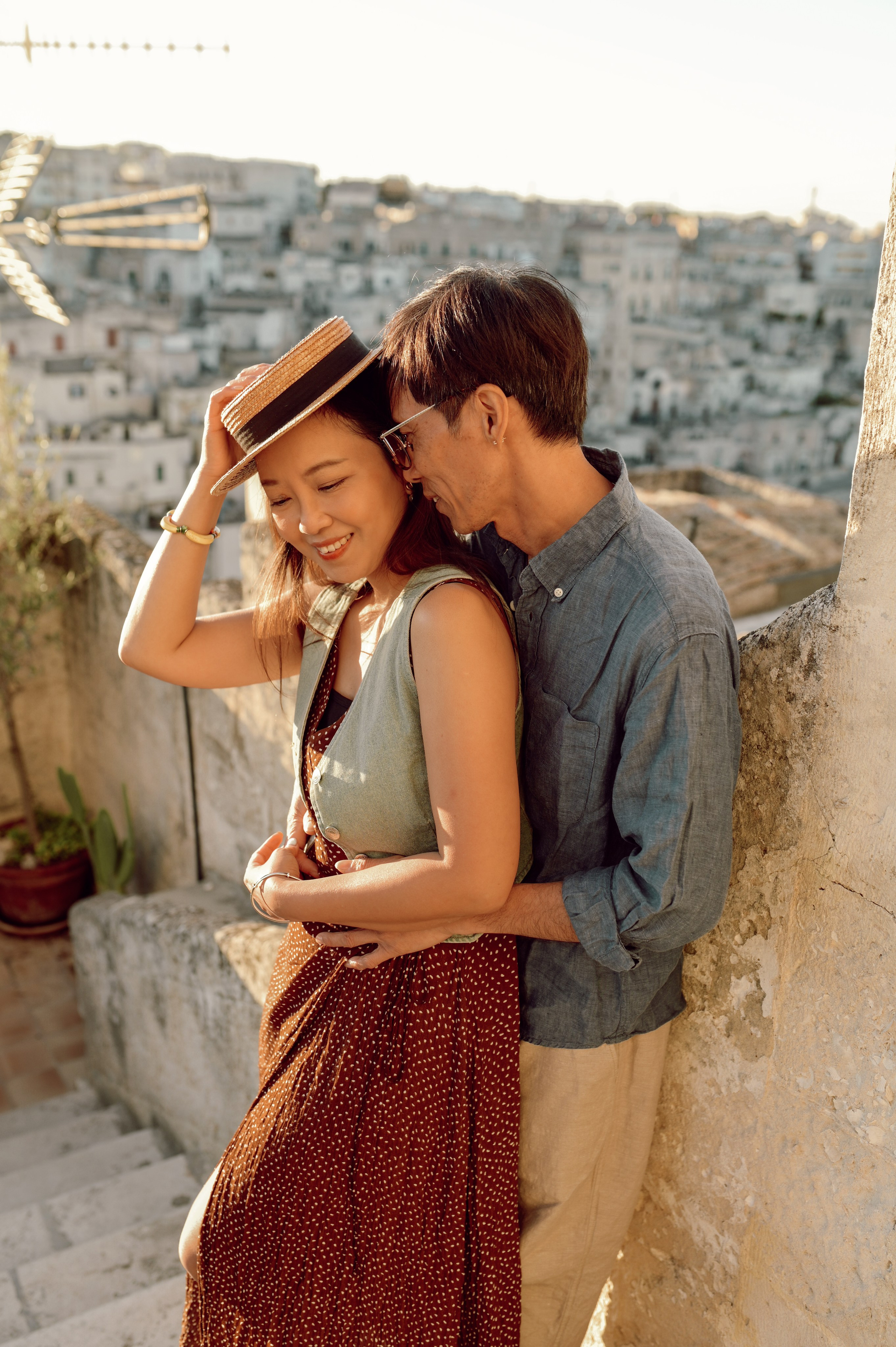 Romantic walk in Matera