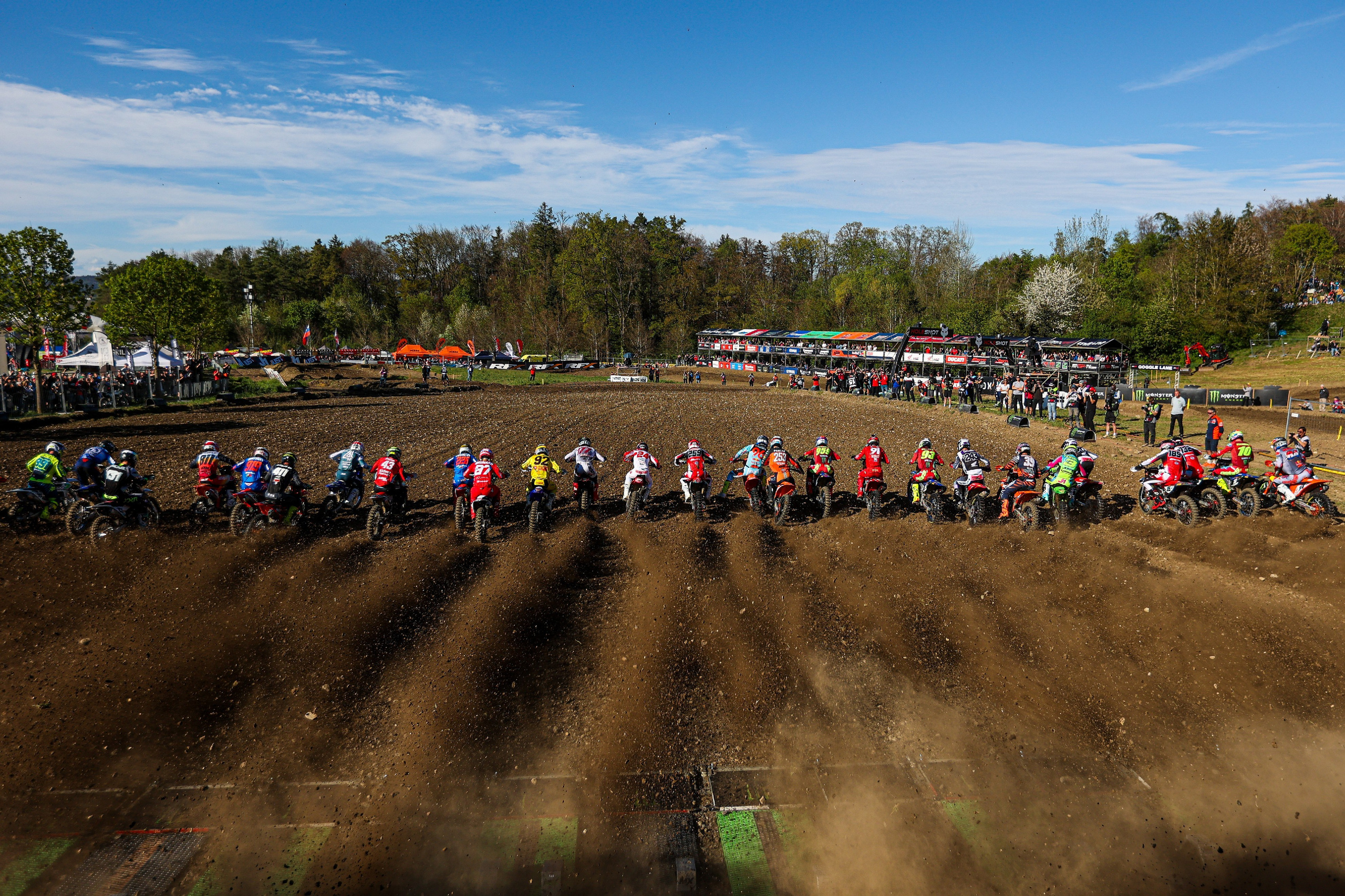 Start of the race MXGP Of Switzerland 2025, Motocross World Championship