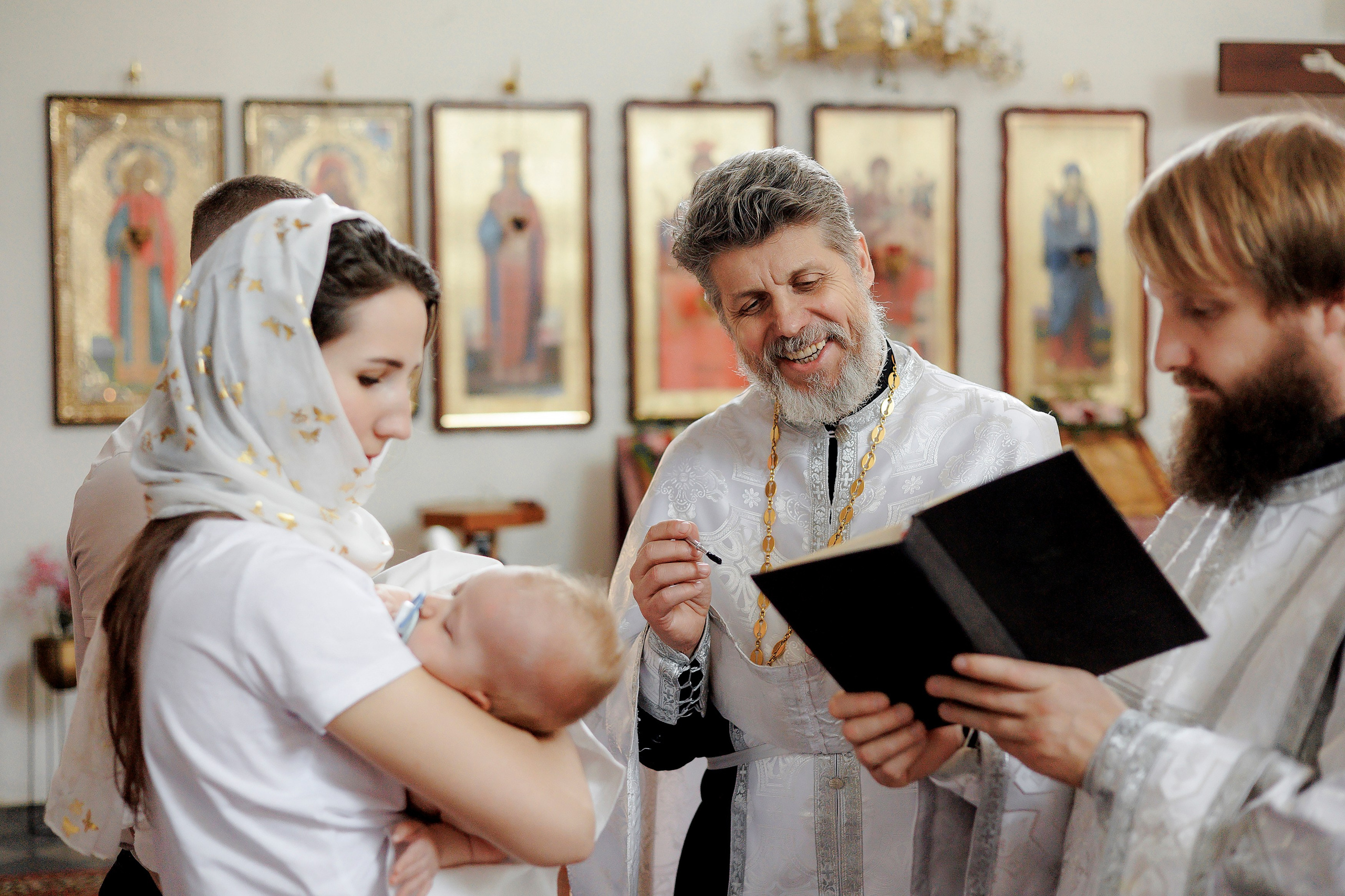 Kirill’s christening. Wedding photographer in Prague Anastasiia Bulakh