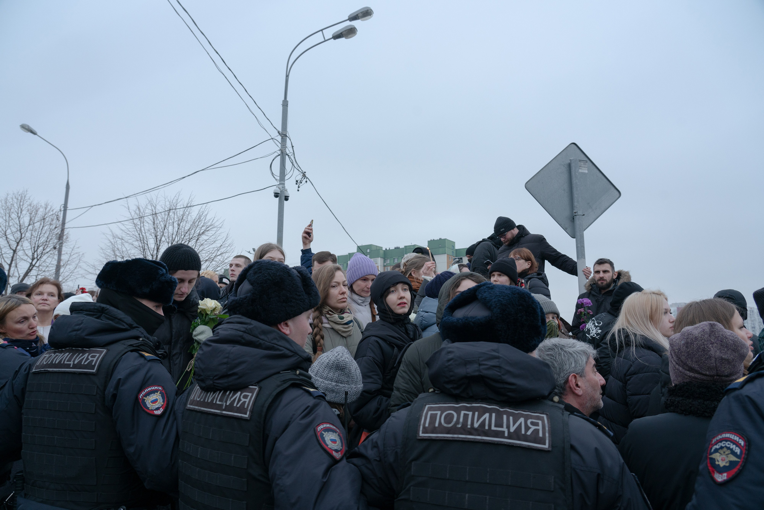 Alexei Navalny’s funeral. Marina Sycheva