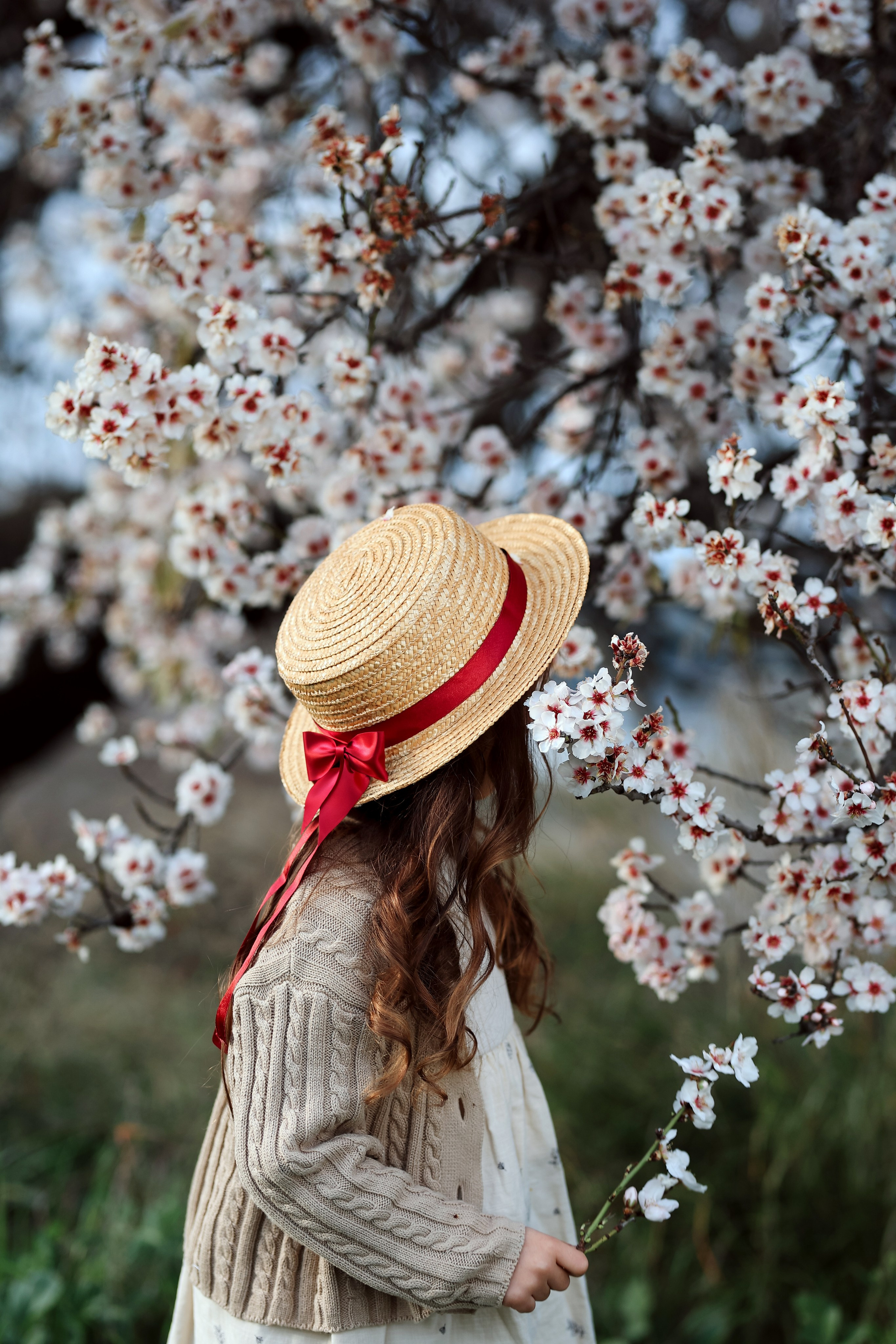 Фотосессия в цветущем миндале. Фотограф в Турции, Анталии, Кемере, Белеке, Сиде, Каше, Калкане, Фетхие