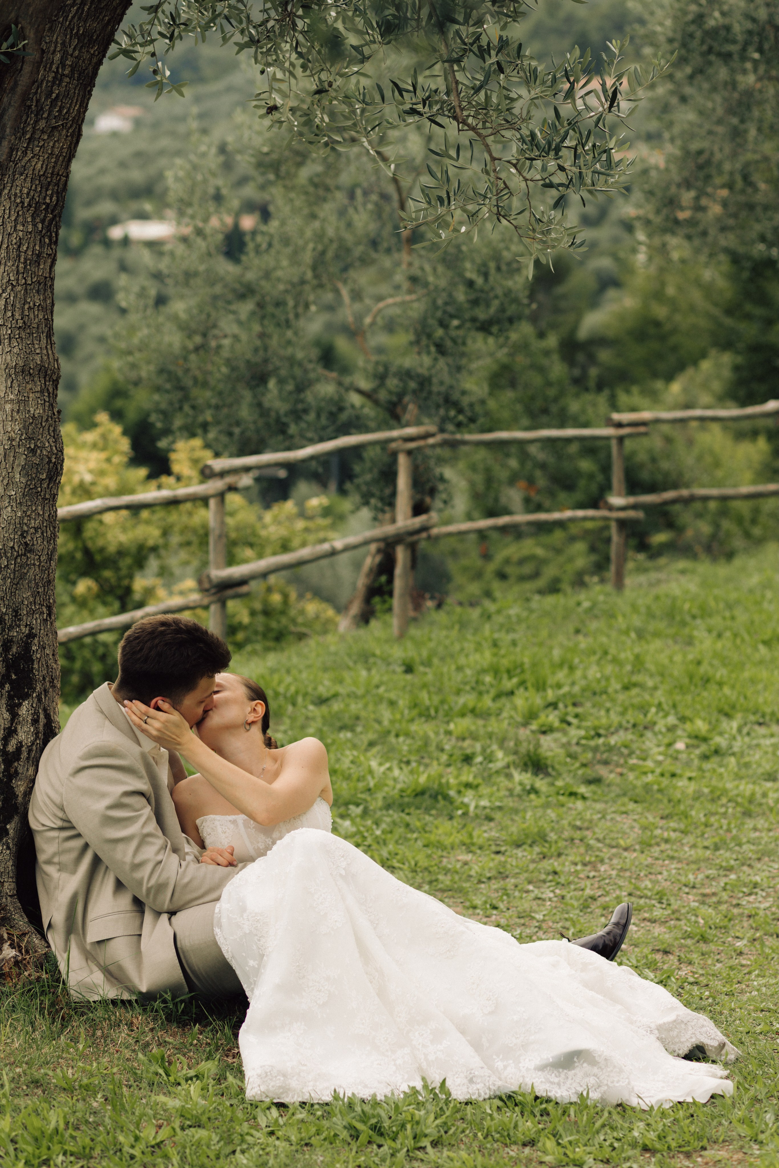 Couple portraits Lake Garda Italy