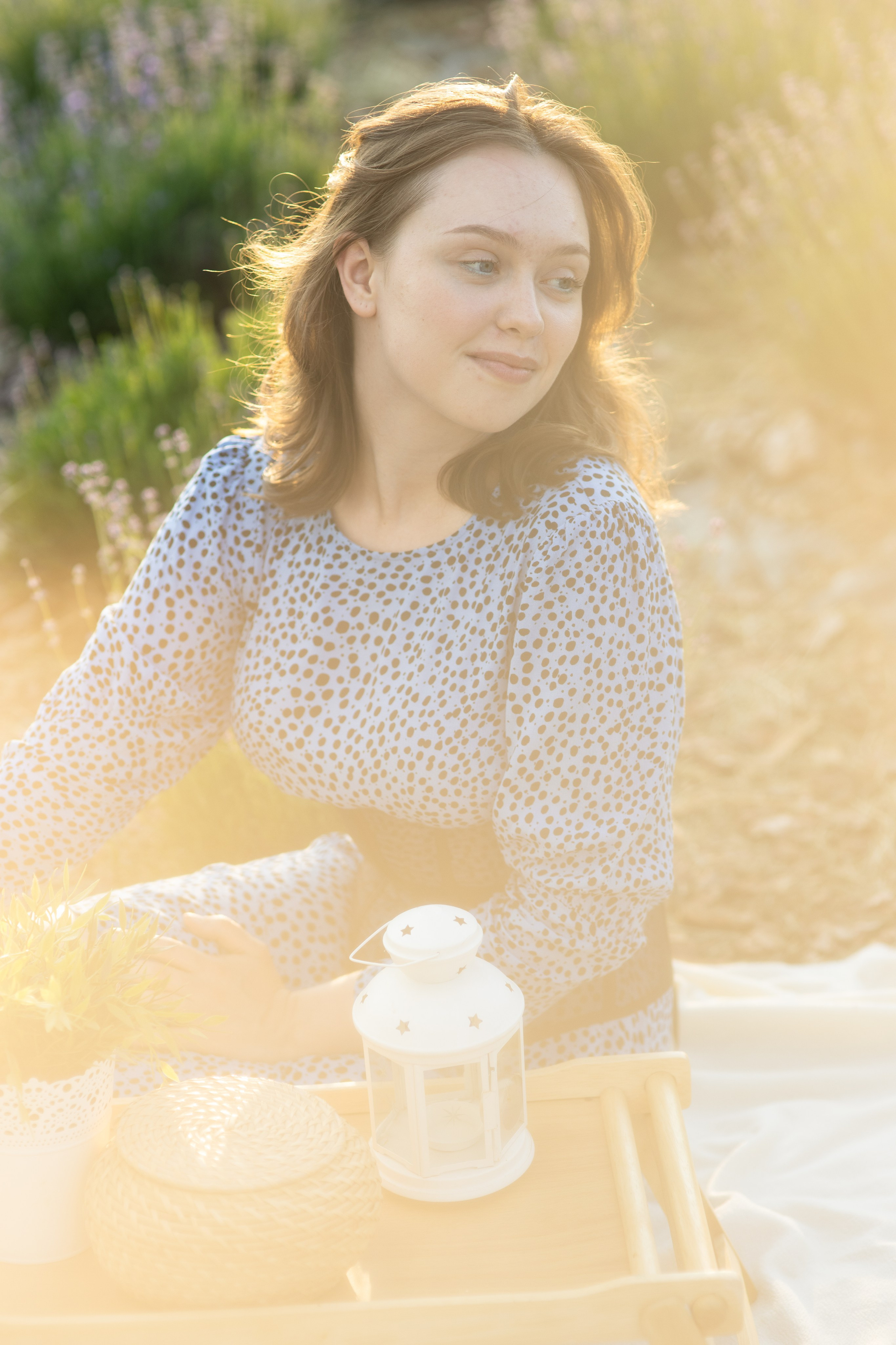 Lavender field. Photographer Anna Curly | Weddings and Events in Dubai