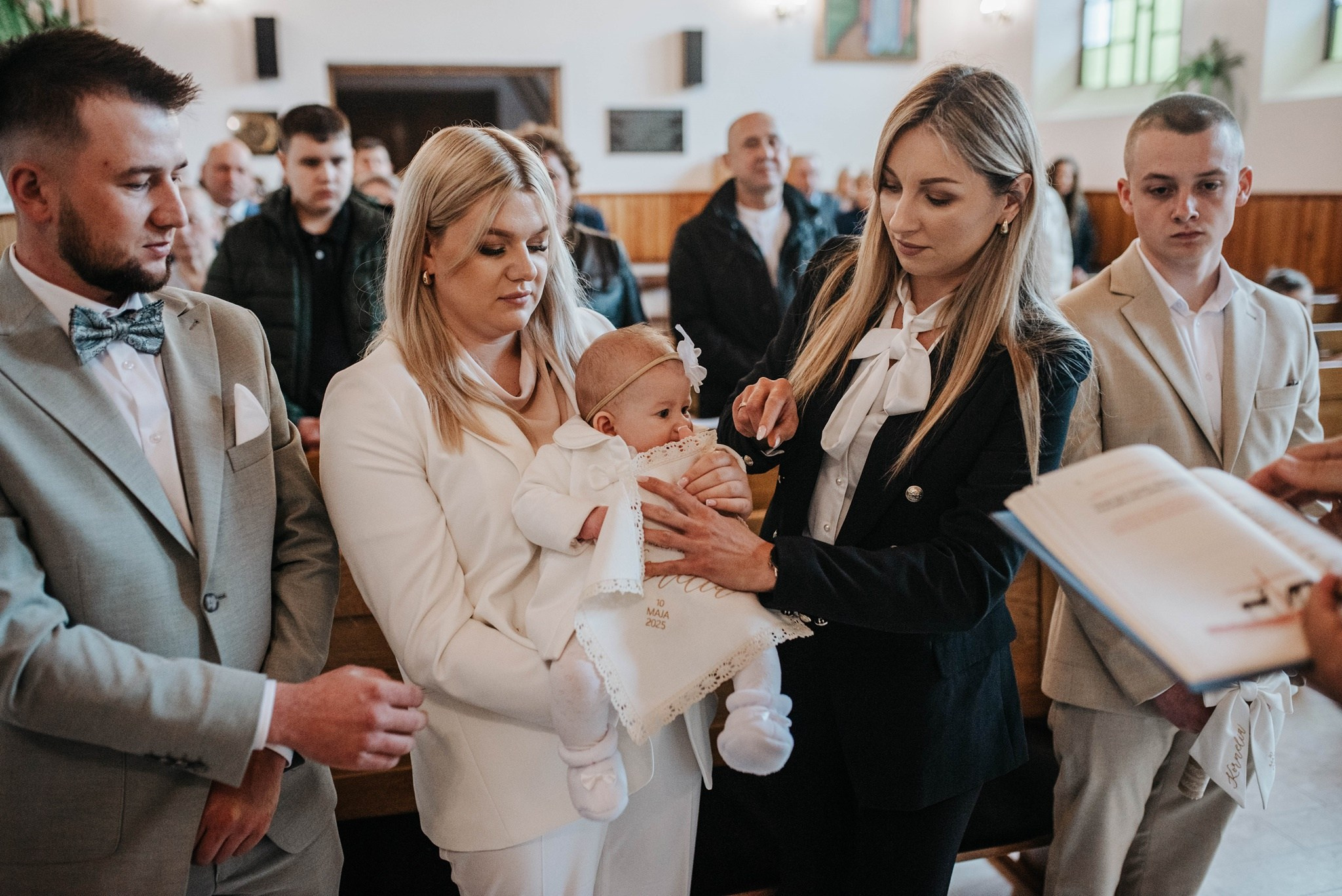Chrzest Święty Kornelii. Dominika Strachacka Fotografia | Fotograf ślubny i rodzinny Opole Lubelskie Lublin