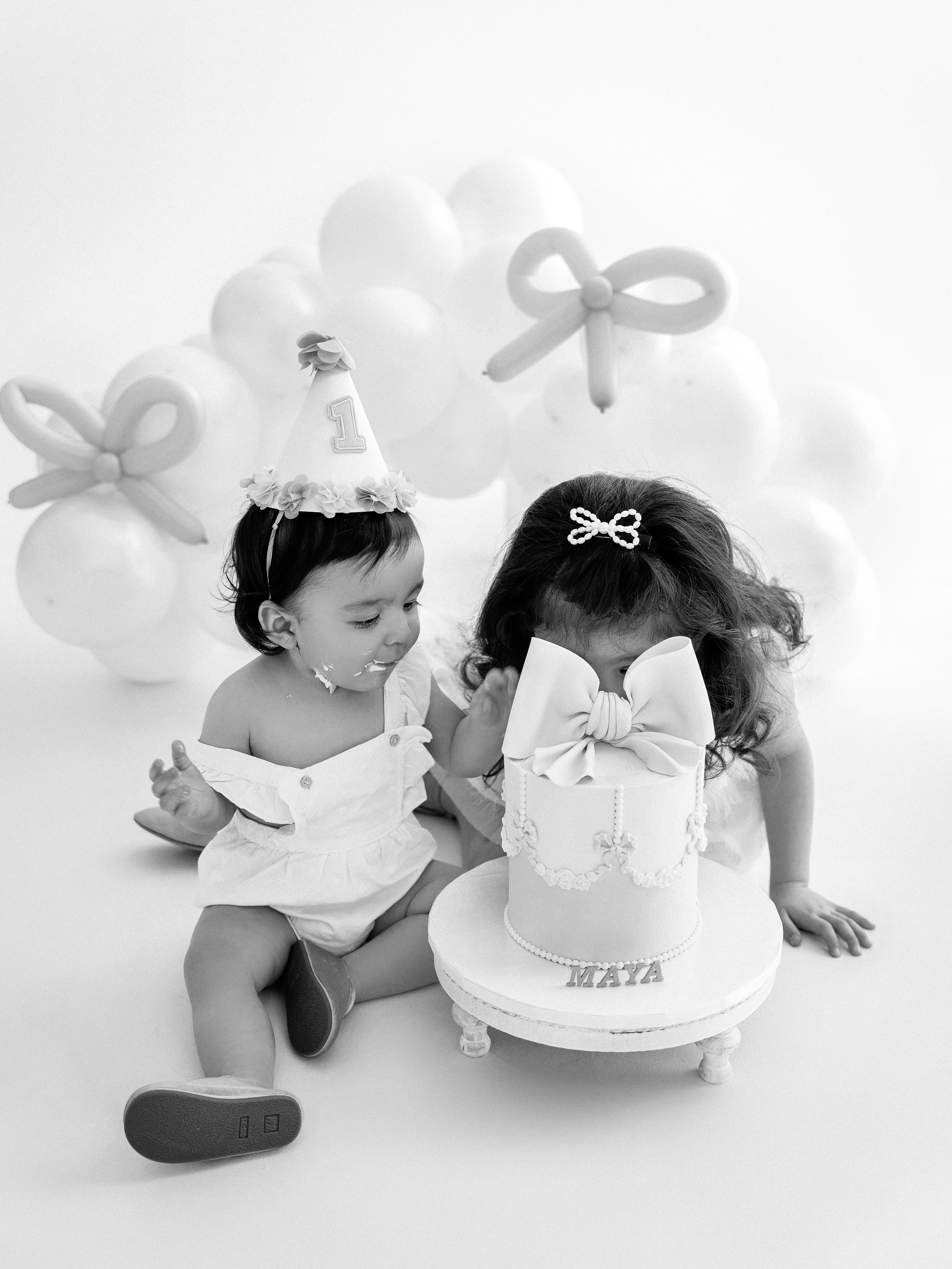 First birthday photoshoot Eva