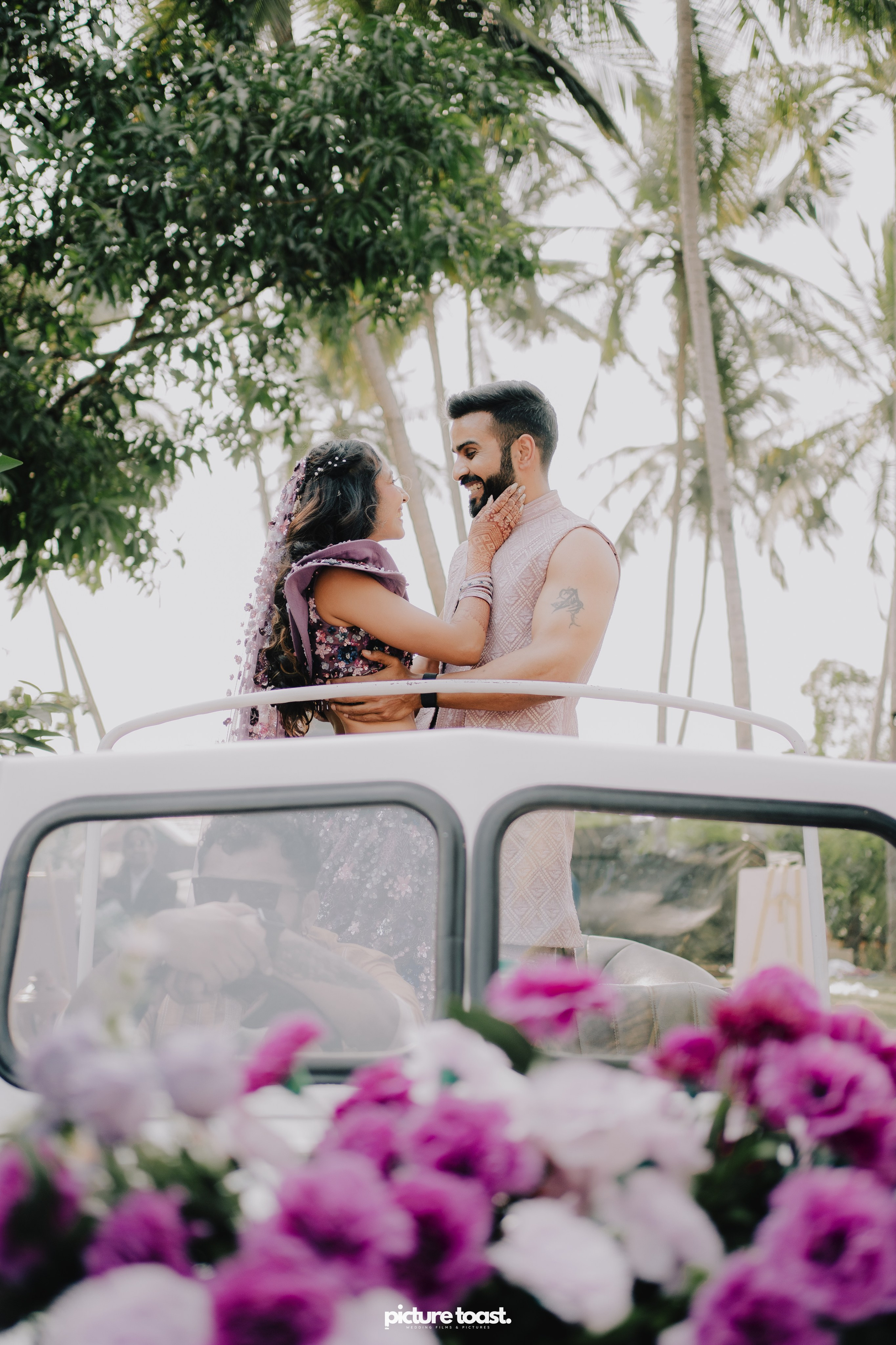 Varamala Ft. Barbie & Aneesh. Fine art Wedding Photographers in India & Canada