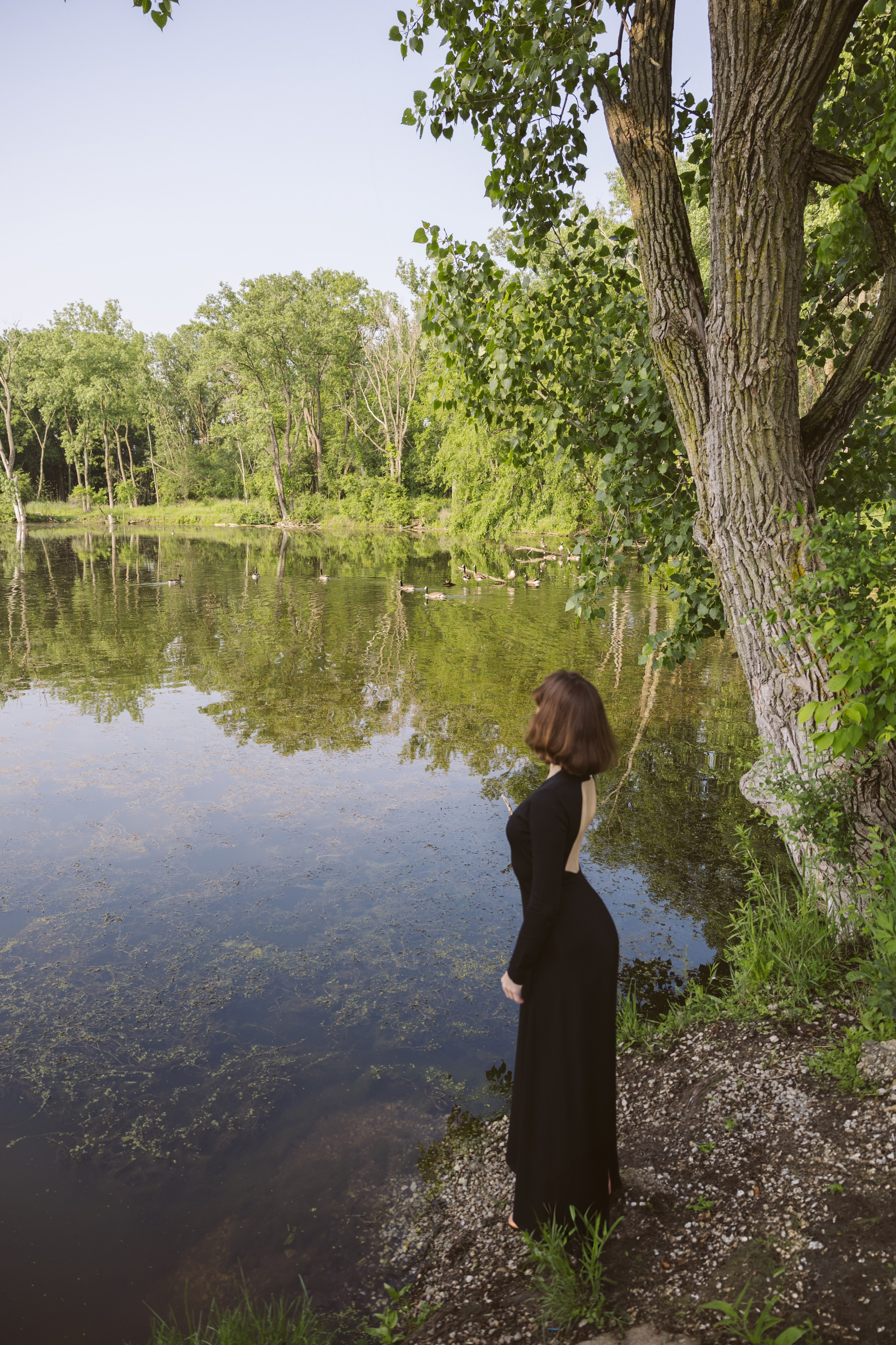 Morning lagoons for Anastasiya. Family Lifestyle Photography