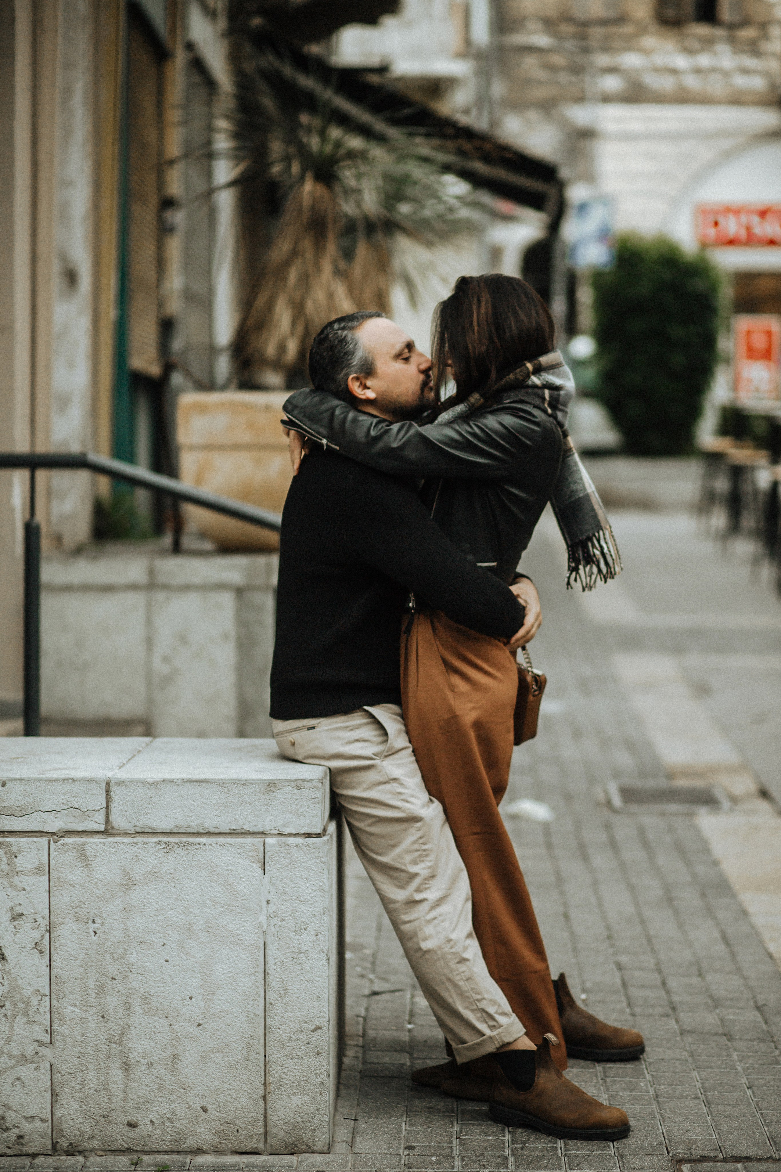 Valentines Day in Downtown Haifa. Family photographer in Israel