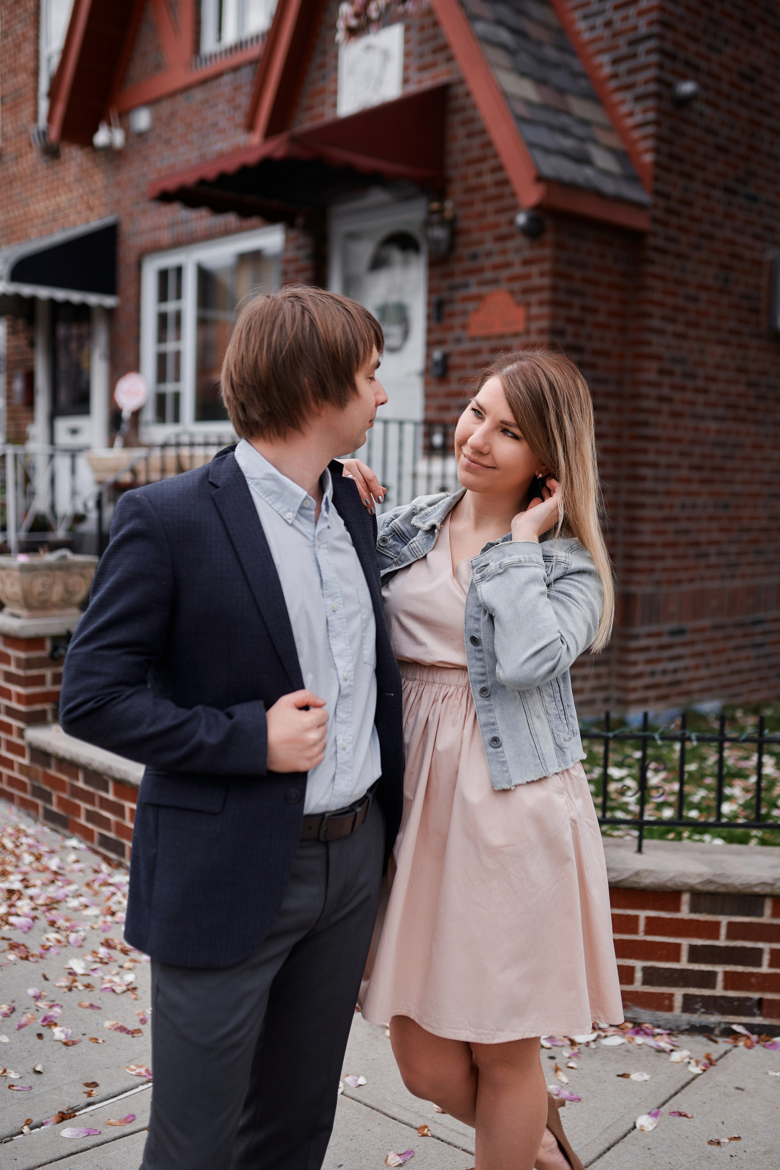 Engagement photo shoot NYC. Professional Wedding and event photographer USA New York