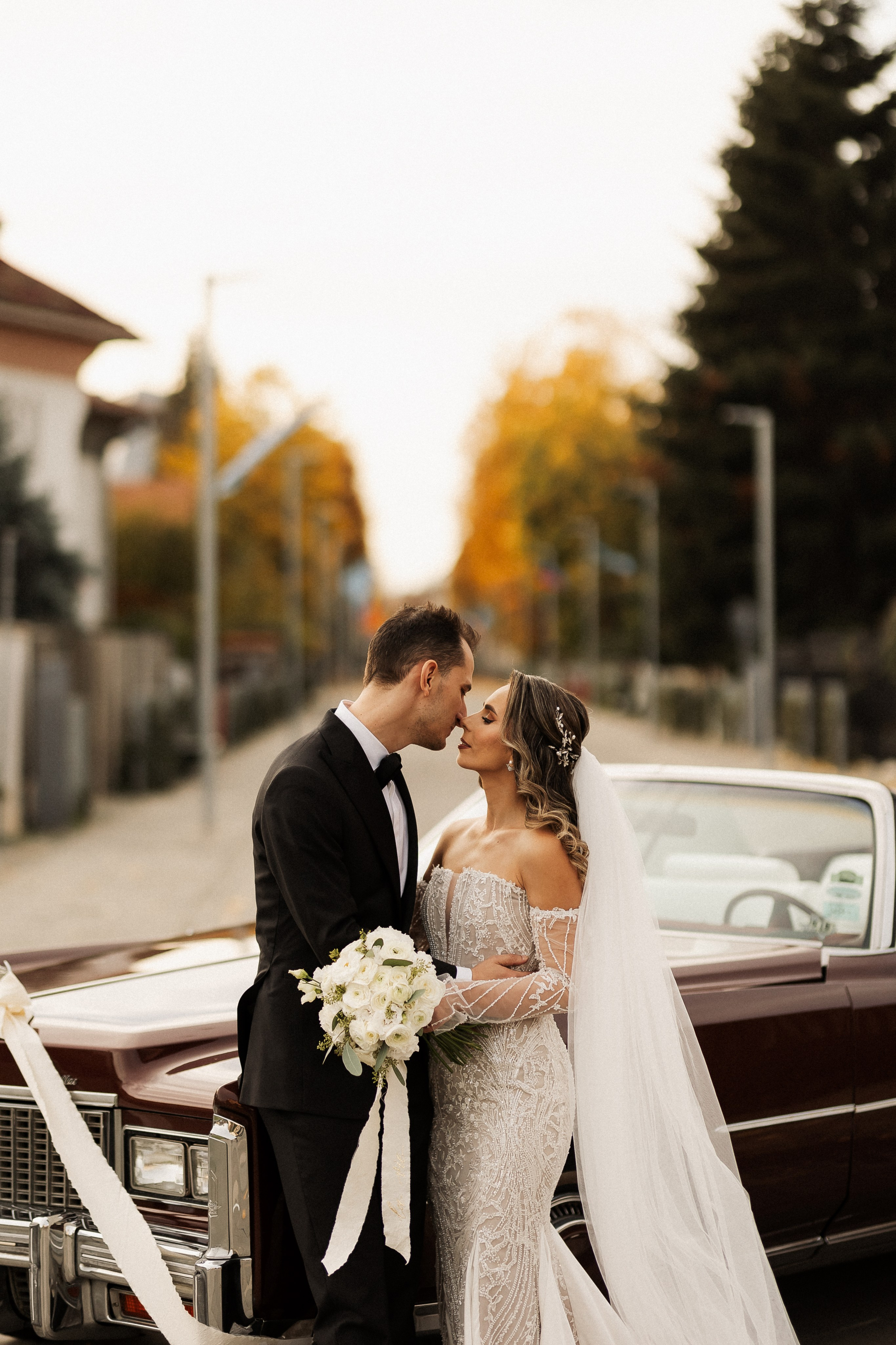 cuplu in ziua nuntii fotografie portret