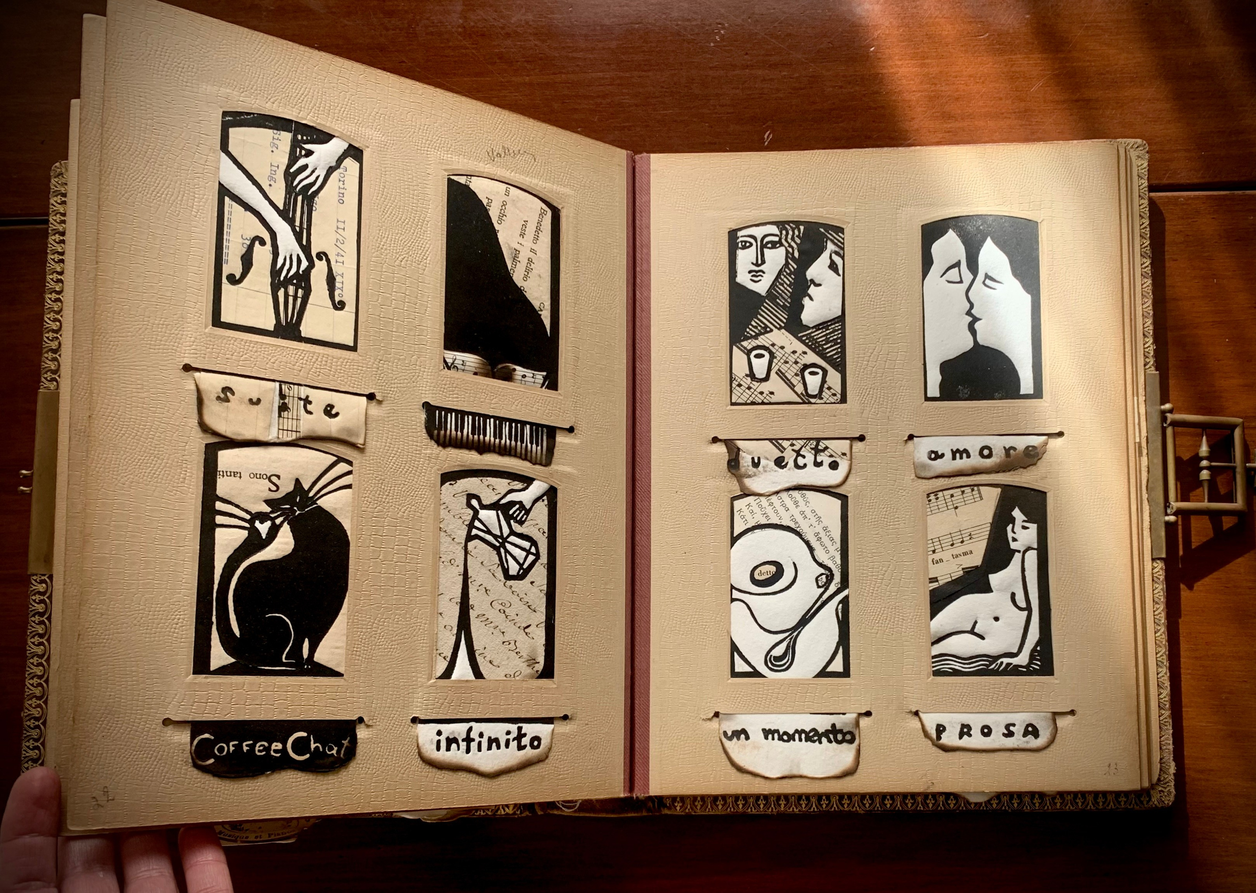 Artist book Italian artist