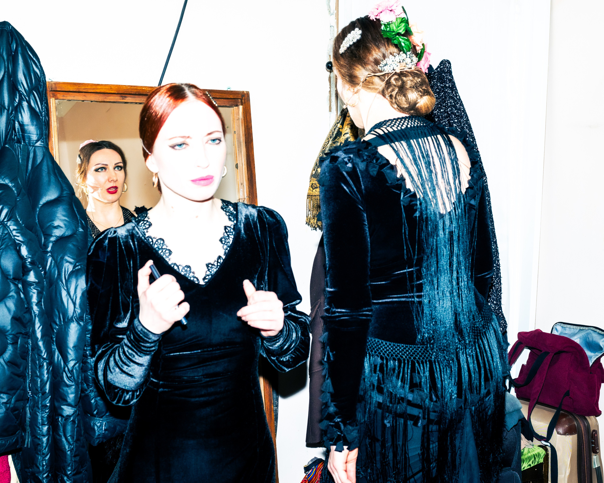 Bailaoras’ Backstage. Ekaterina Tsurkina-Appina Photography Canada