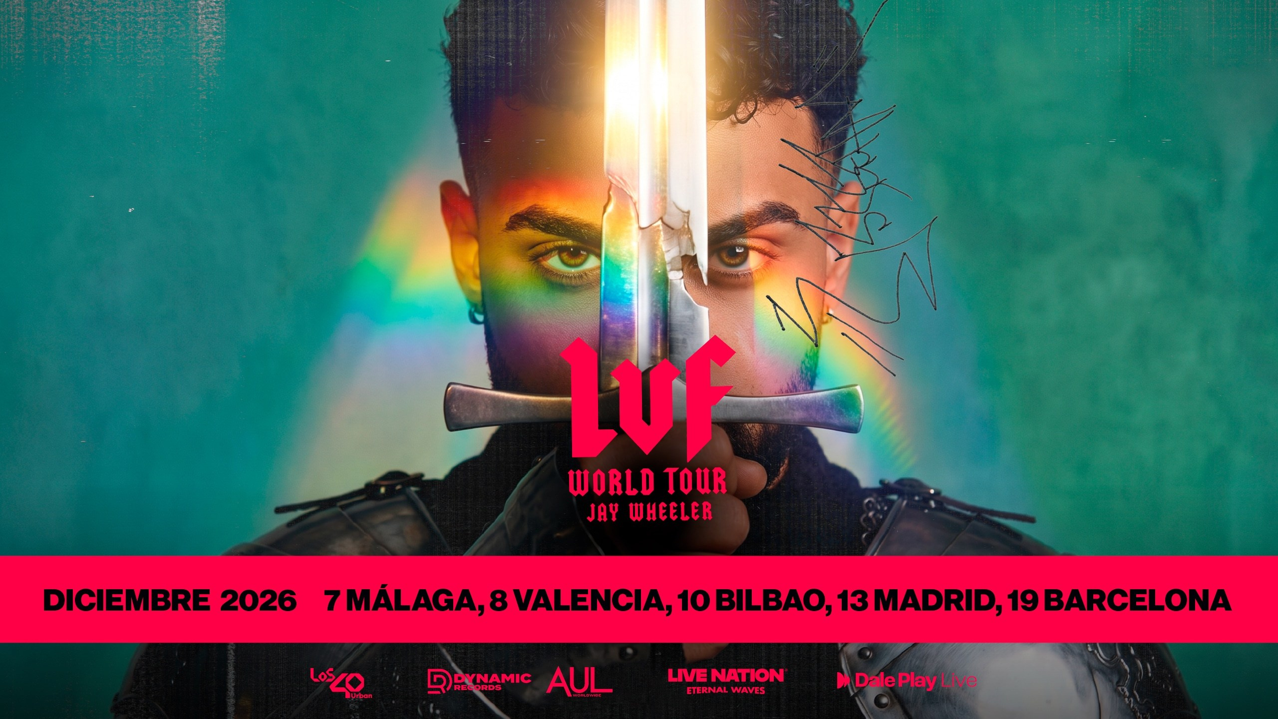 Jay Wheeler llevará La Voz Favorita World Tour a España con cinco conciertos en diciembre de 2026 | FOTKAI