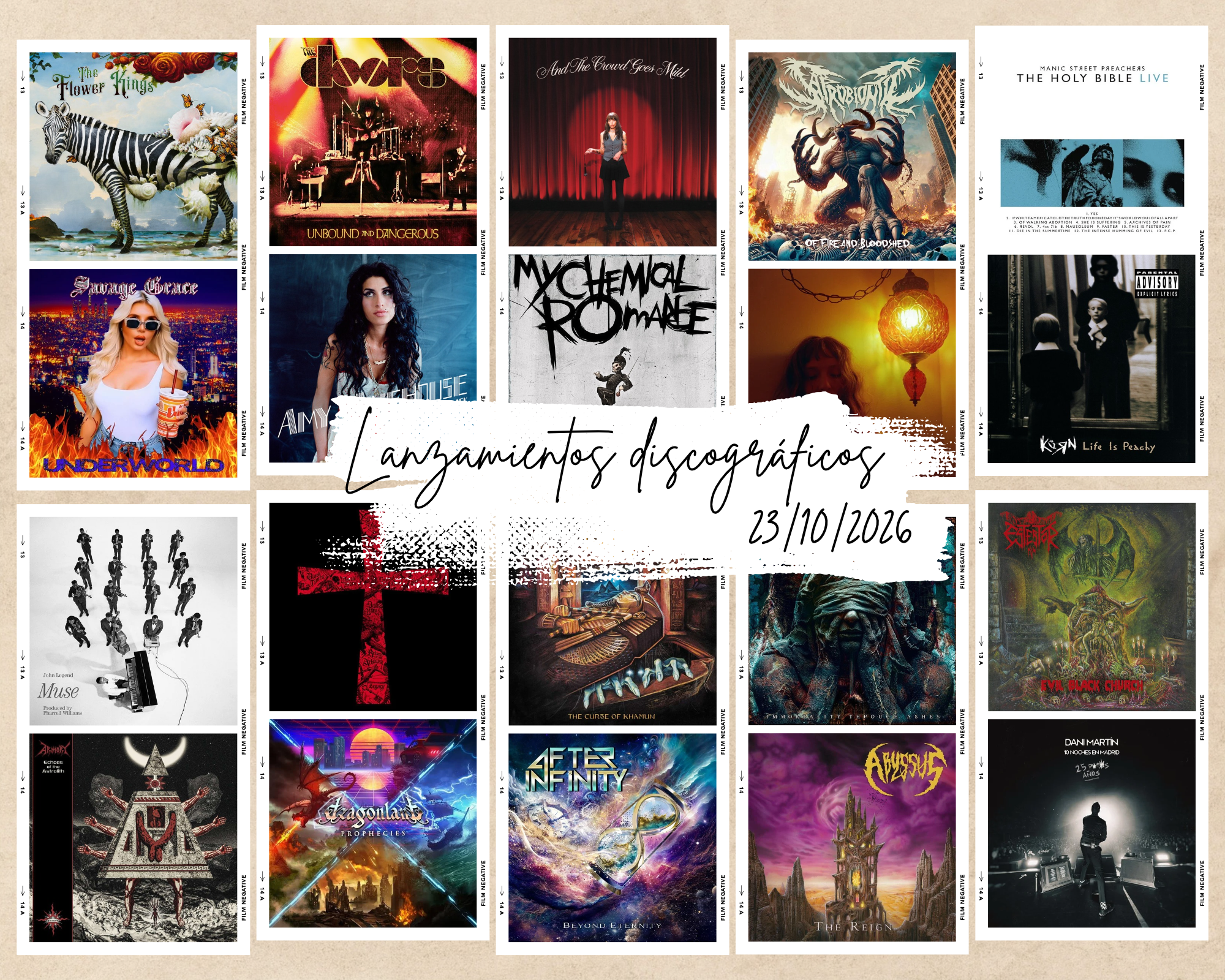 New Music Releases October 23, 2026: Amy Winehouse, My Chemical Romance | FOTKAI